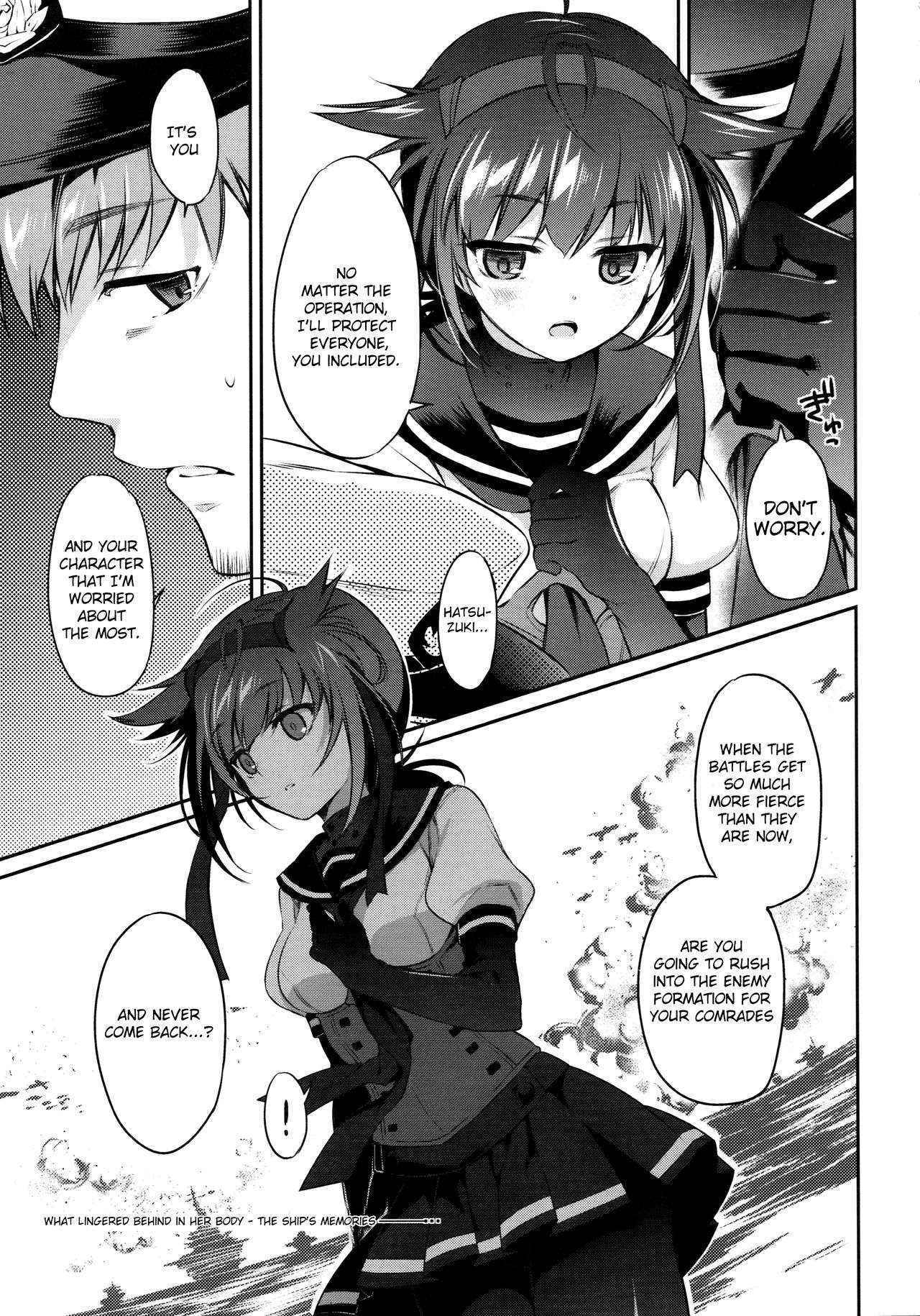 (COMIC1☆10) [K+W (Sasachinn)] Hatsuzuki no Yoru ni Kokoro Tokashite | Heart Melt on the Night of the New Moon (Kantai Collection -KanColle-) [English] [iamadooddood + /a/nonymous]