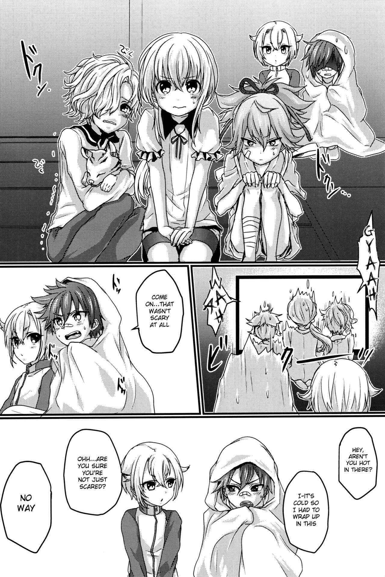 (SUPERKansai21) [Koneko Gumi (Poron)] Obake Nanka Kowakunai | A Monster is Nothing to be Scared of (Touken Ranbu) [English] [Shotachan]