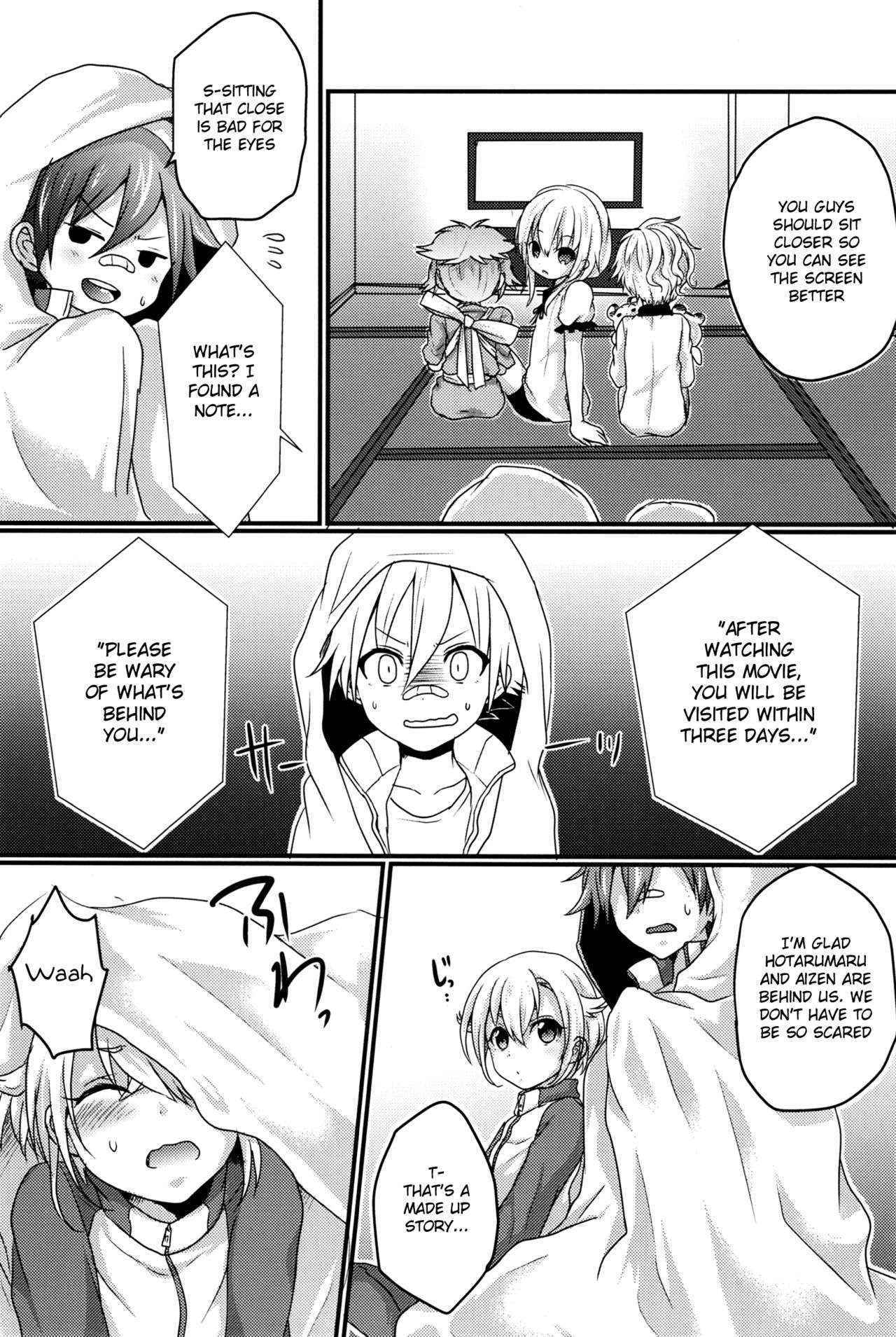 (SUPERKansai21) [Koneko Gumi (Poron)] Obake Nanka Kowakunai | A Monster is Nothing to be Scared of (Touken Ranbu) [English] [Shotachan]