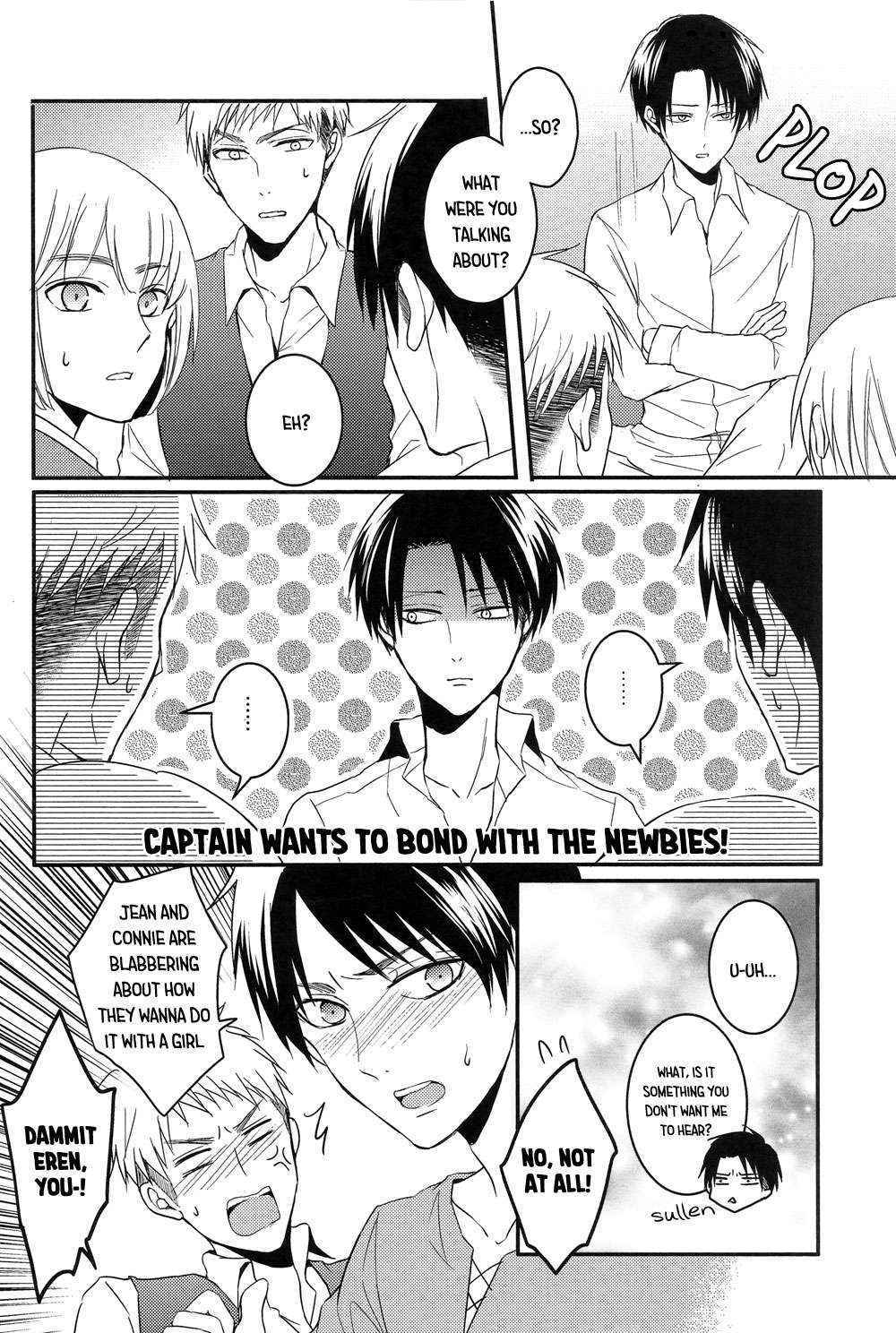 (C85) [UNAP! (Maine)] Shinpei no Dokusen yoku ga tsuyo sugite komaru. | The Newbie's Desire to Monopolize is Just Too Strong (Shingeki no Kyojin) [English] [milleandra-nebula]