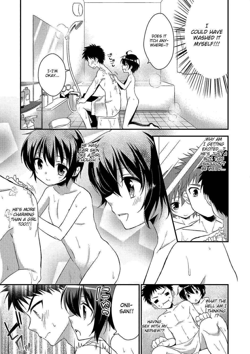 (Otokonoko HEAVEN Vol. 25 DMM Tokubetsu Han) [R*Kaffy (Aichi Shiho)] Okaa-san ni wa Naisho [English] {Shotachan} [Digital]