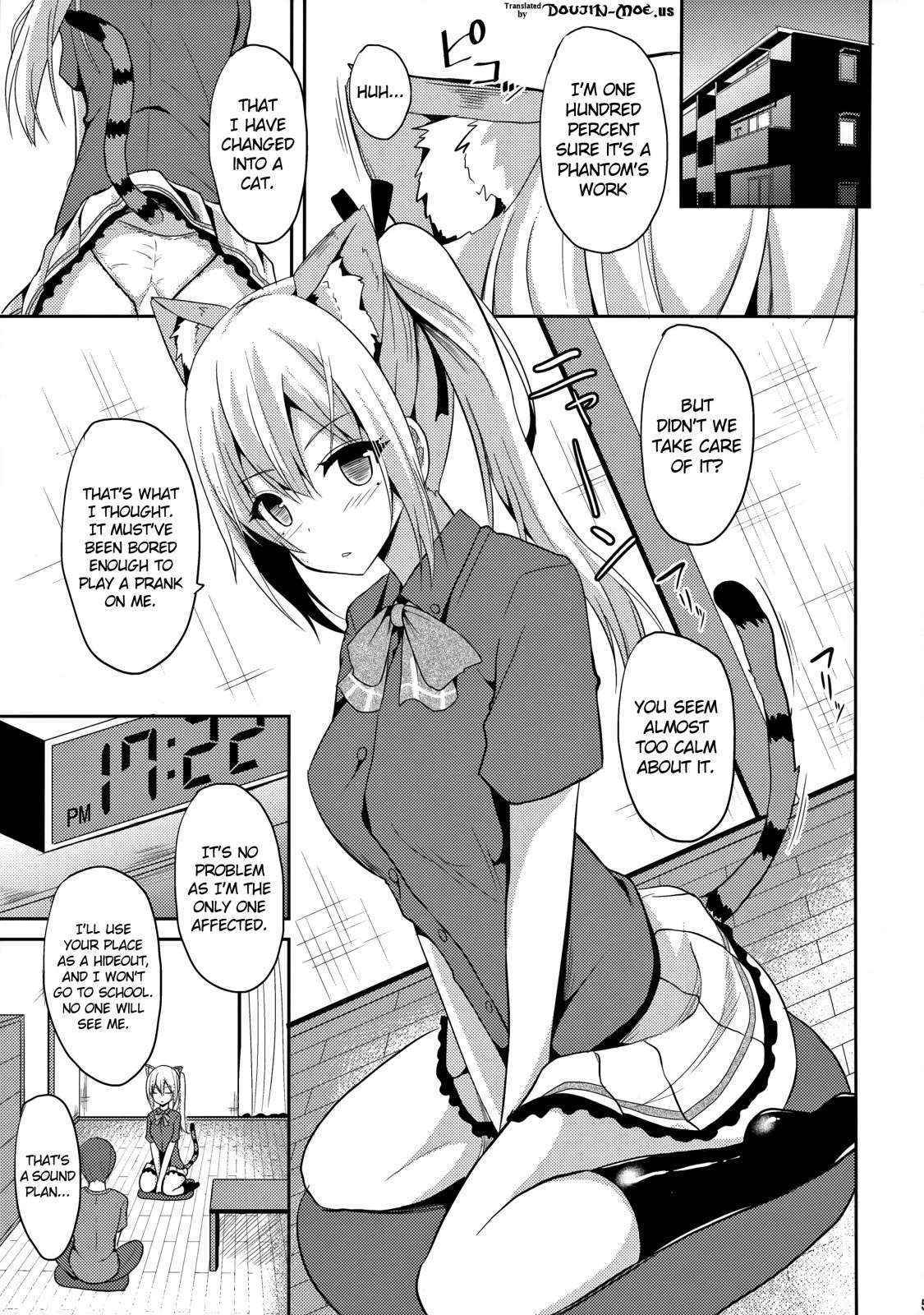 (COMIC1☆10) [Nekonokone (Takeyuu)] Nekomimi Mai Senpai (Musaigen no Phantom World) [English] {doujin-moe.us}