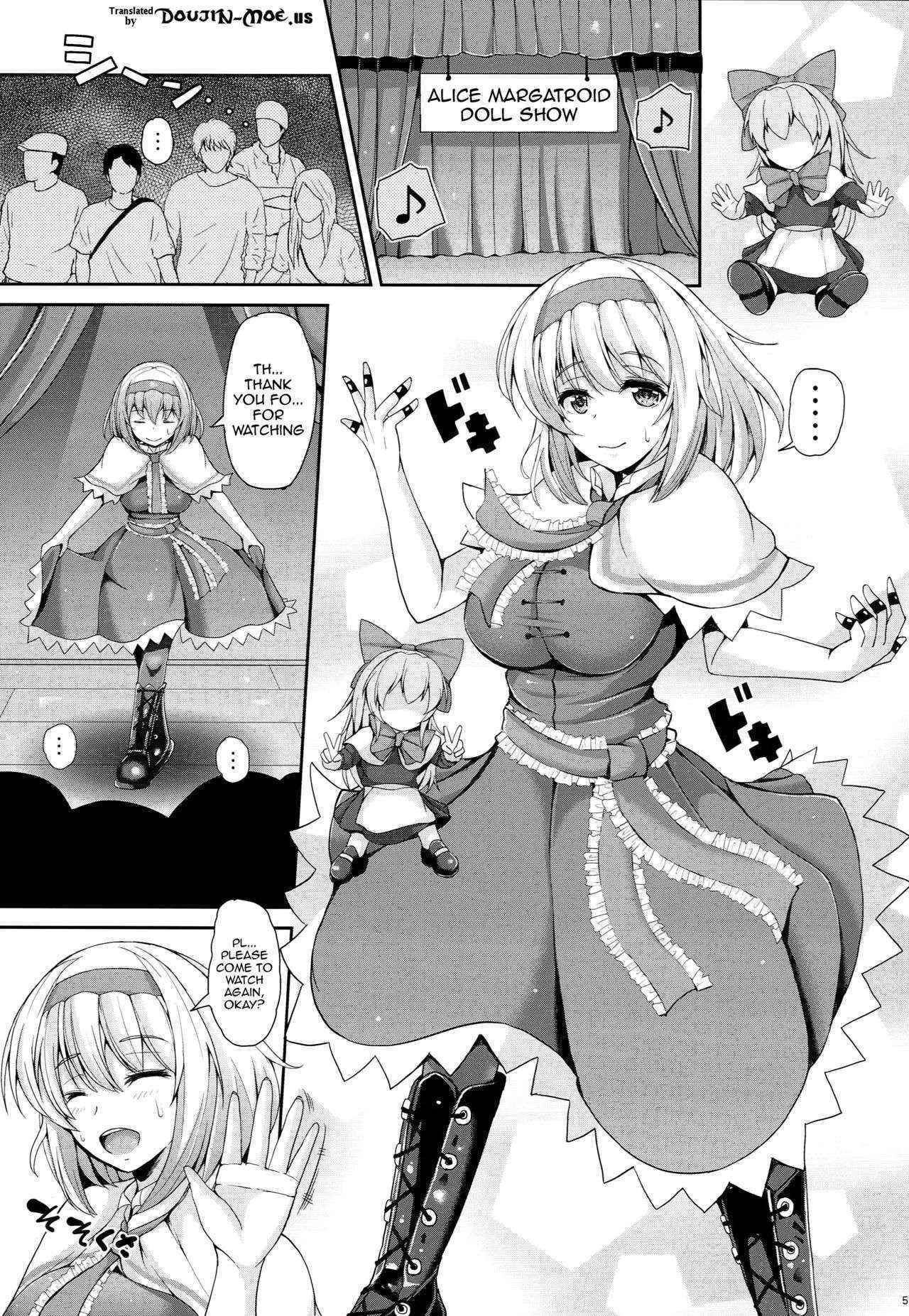 (C90) [Rocket Chousashitsu (Koza)] Alice to Deres (Touhou Project) [English] [Doujin-moe.us]