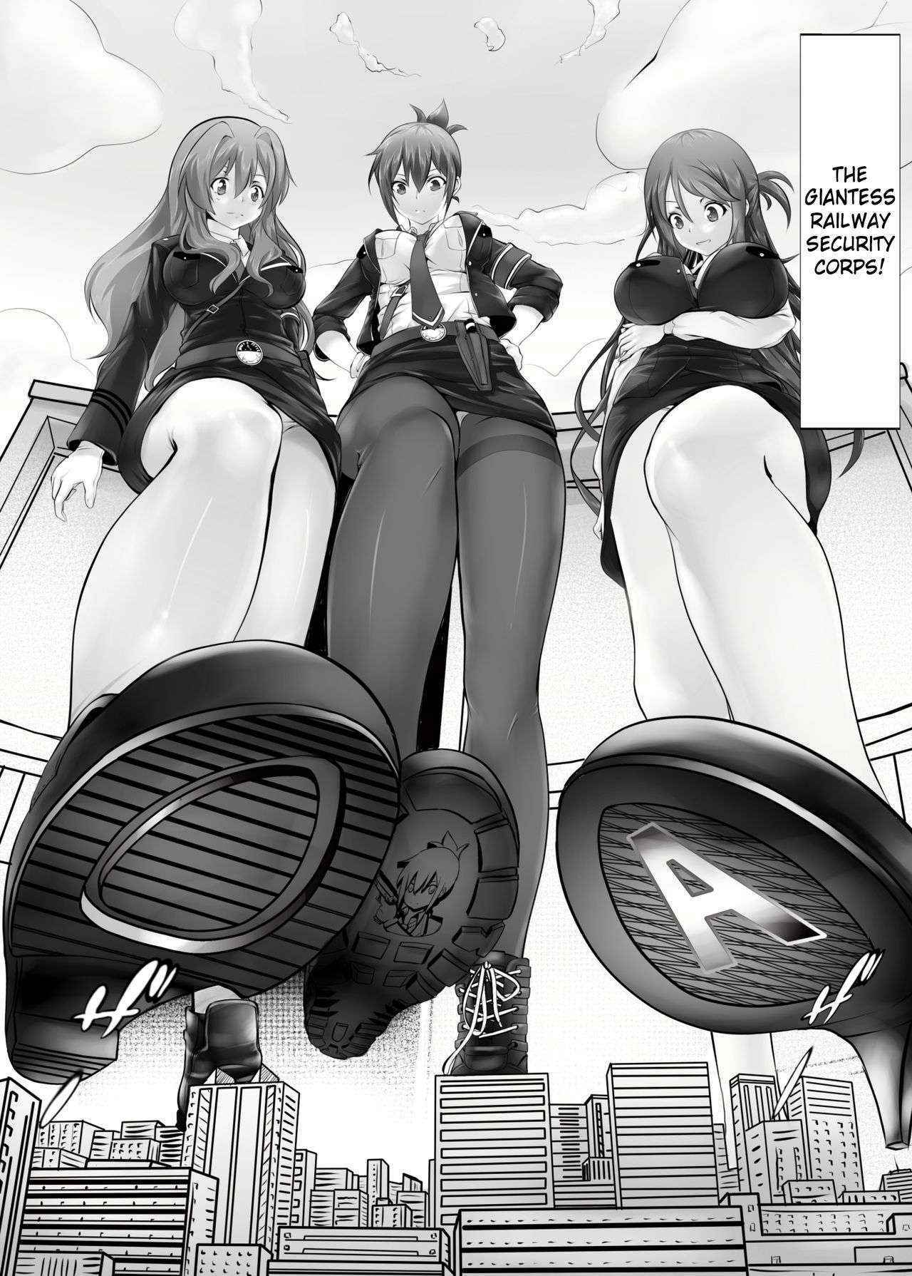 [Kazan no You] Kyodai Musume Tetsudou Kouantai - Rail Giantess! (Rail Wars!)[English][Digital]