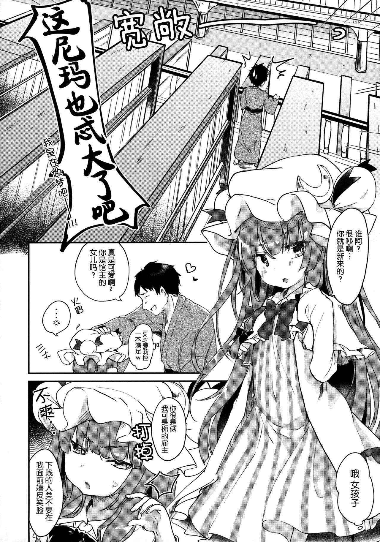 (C90) [Kedama Gyuunyuu (Tamano Kedama)] Karakuchi Patchouli-sama (Touhou Project) [Chinese] [Kanade汉化组]