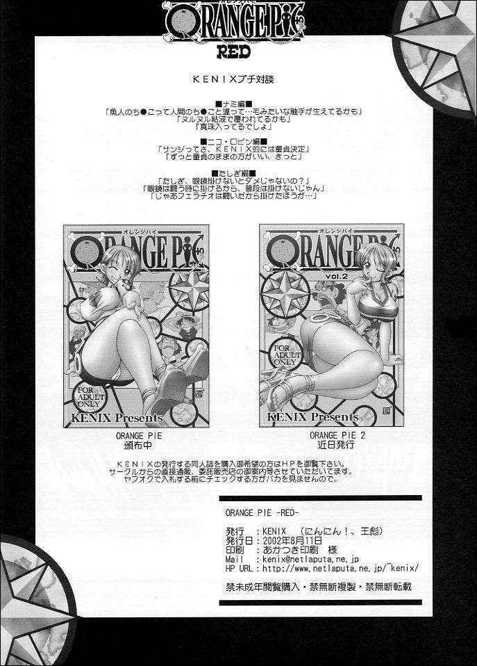 (C62) [KENIX (Ninnin)] ORANGE PIE Red (One Piece) [English] [EHCOVE]