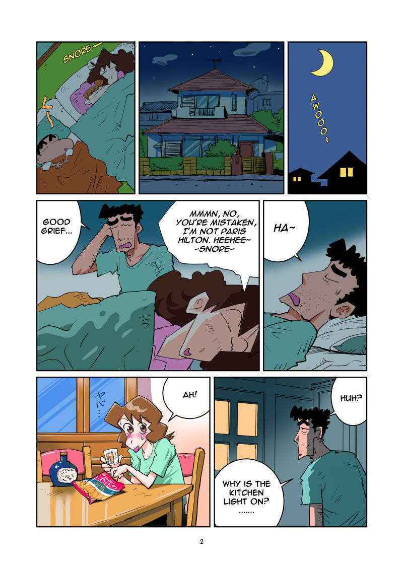 [nanasi] Freeloading is Difficult (Crayon Shin-chan) (Ongoing) [English]