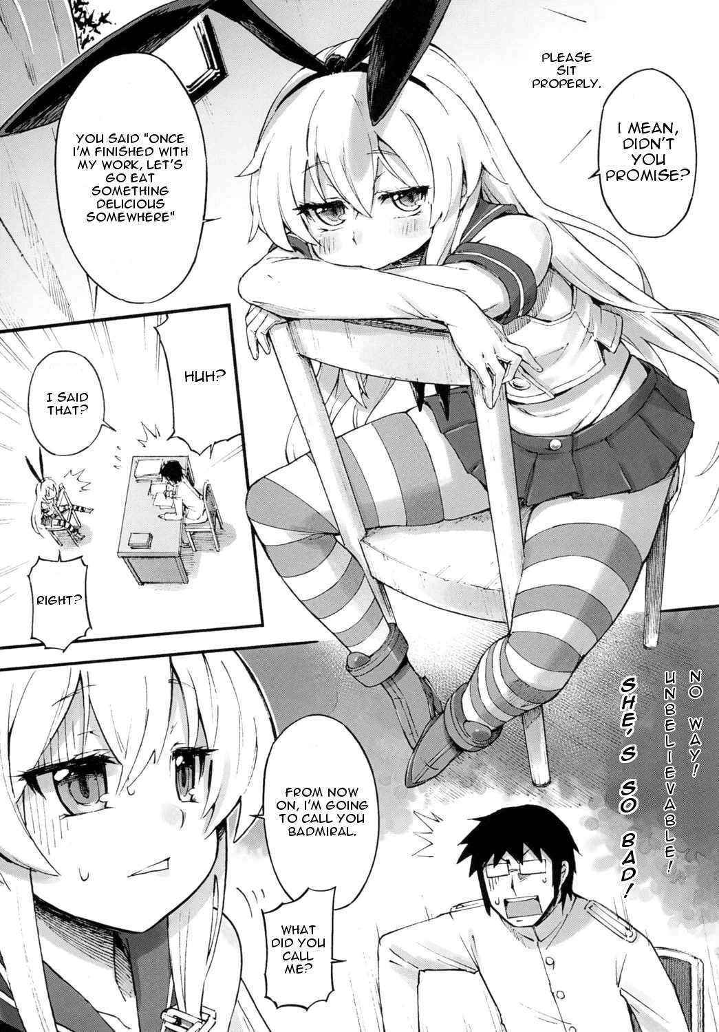 (C89) [Tamarun (Tamarun)] Shimakaze-chan no Zangyou | Shimakaze-chan's Overtime (Kantai Collection -KanColle-) [English] [ditshick]