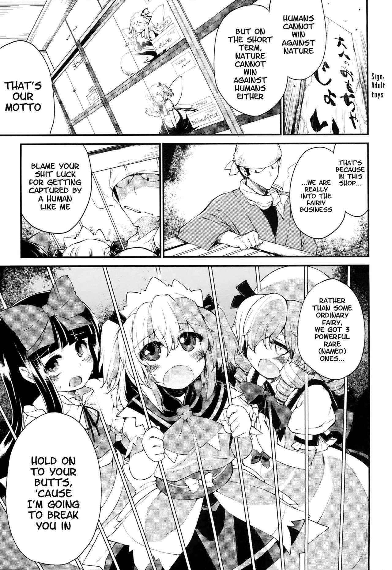 (C90) [IncluDe (Foolest)] SLS! Kawaii Yousei o Onahole ni Shiyou (Touhou Project) [English]