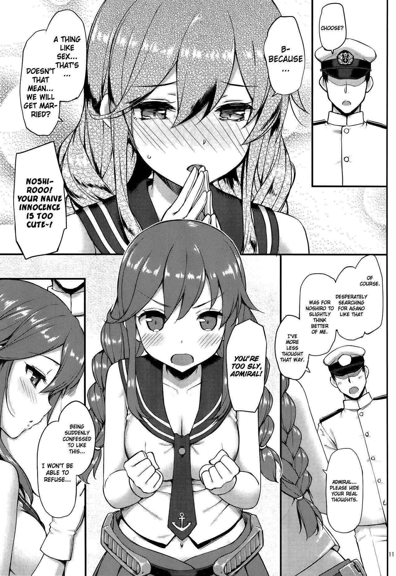 (C90) [Jenoa Cake (TakayaKi)] Teitoku wa Doushite mo Noshiro to H ga Shitai!! (Kantai Collection -KanColle-) [English] [RS Extra]