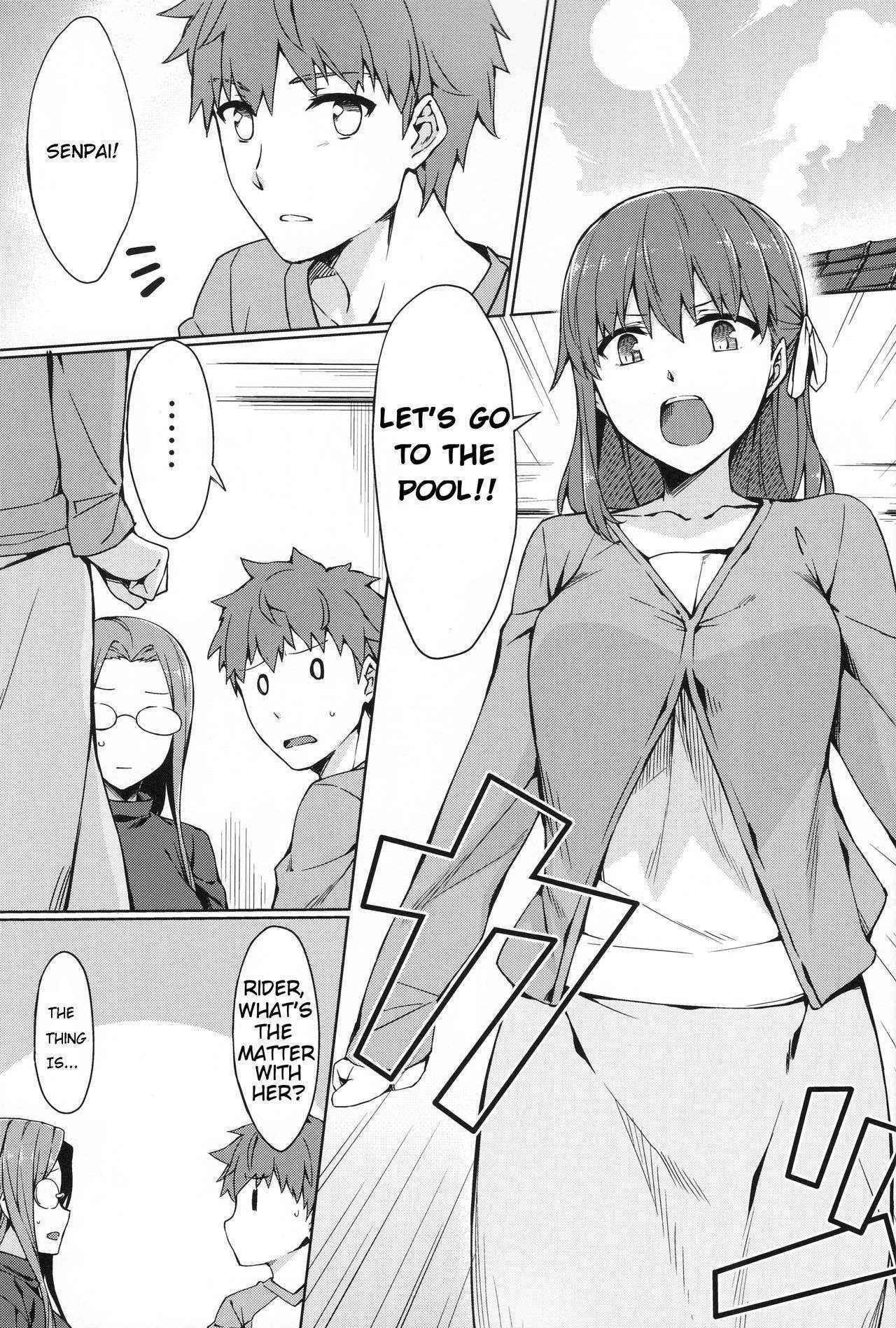 (C90) [S.S.L (Yanagi)] Rider-san to Kyouei Mizugi. | Rider-san and Swimsuit (Fate/stay night) [English]