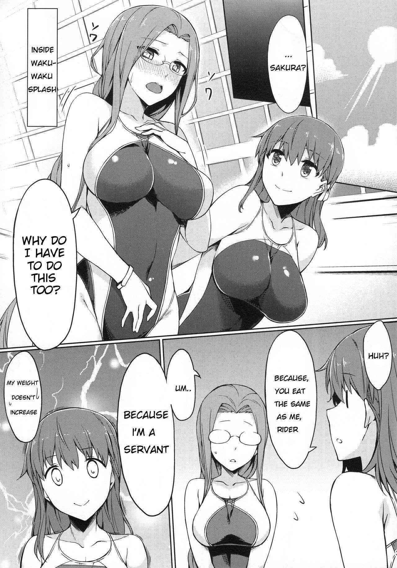 (C90) [S.S.L (Yanagi)] Rider-san to Kyouei Mizugi. | Rider-san and Swimsuit (Fate/stay night) [English]