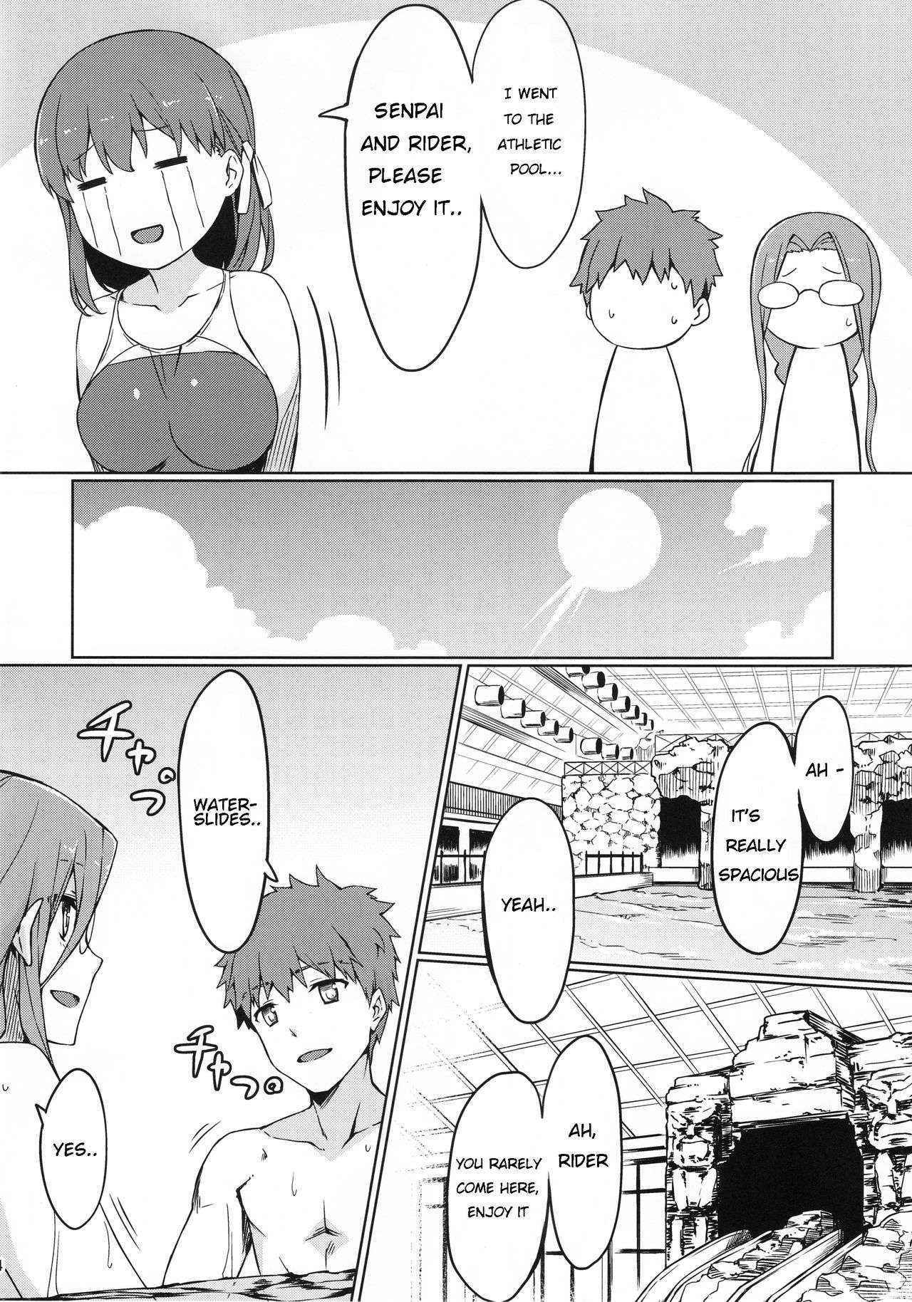 (C90) [S.S.L (Yanagi)] Rider-san to Kyouei Mizugi. | Rider-san and Swimsuit (Fate/stay night) [English]