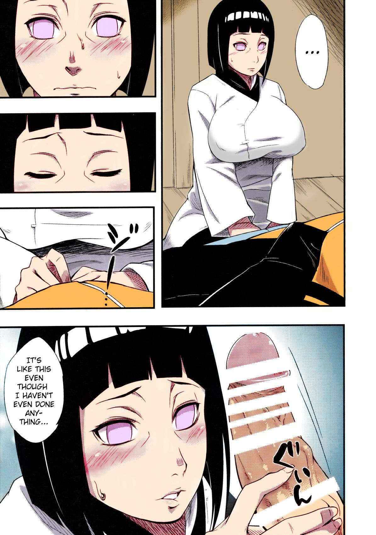 (C90) [Karakishi Youhei-dan Shinga (Sahara Wataru)] Kage Hinata ni Saku (Naruto) [English] {DarkNeji} {doujin-moe.us} [Colorized]