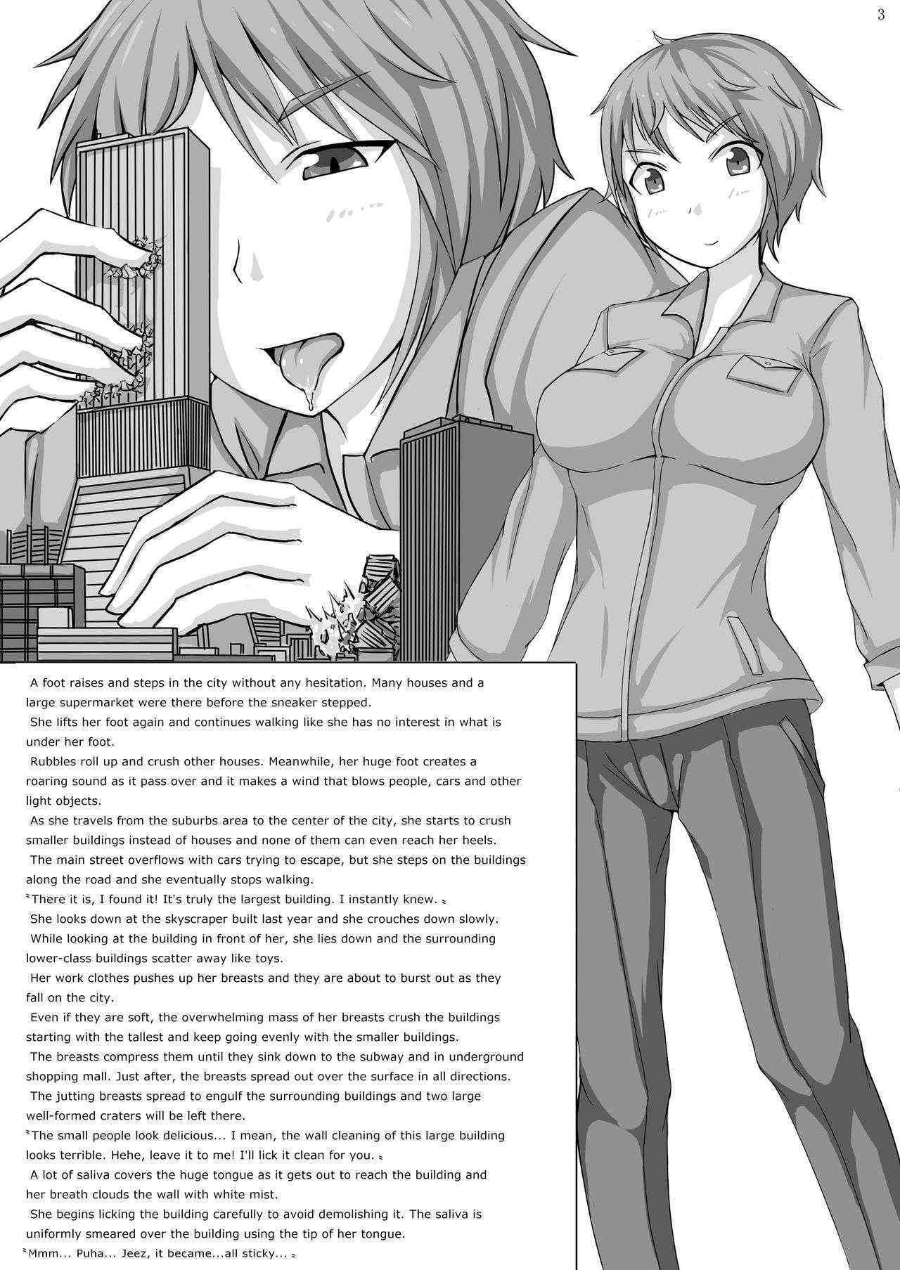 [Ochikonium (Ochiko Terada)] Kyo Onna Janee Kyodai Musume da! | Not Big Girl, It's Giantess! [English] {ydnkm} [Digital]