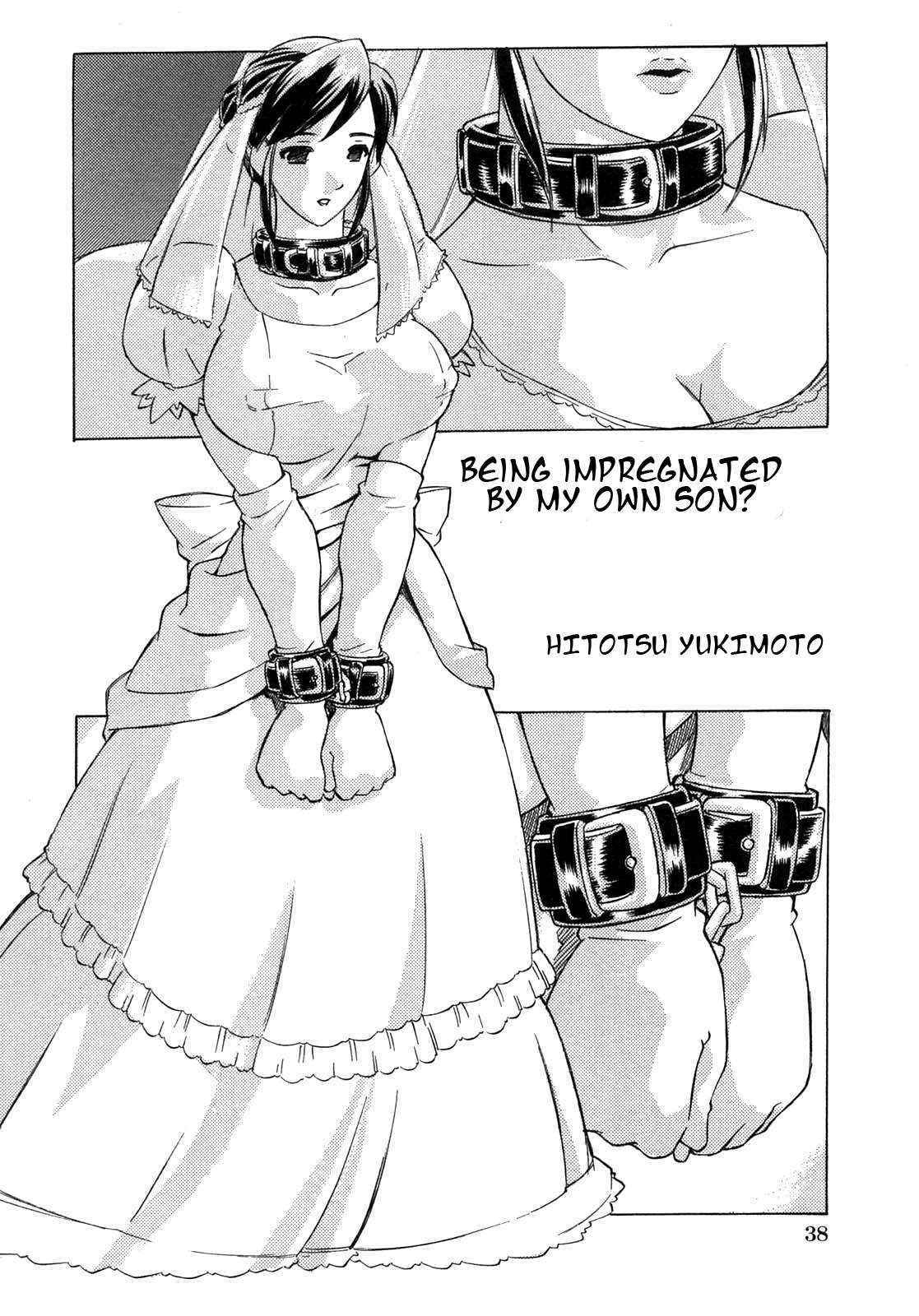 [Hitotsu Yukimoto] Boku no kodomo wo harande morawuyo? | Being impregnated by my own son? (Inshoku no Kizuna) [English] [man-machine translations]