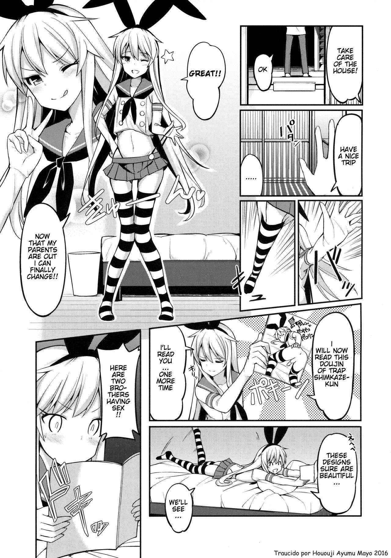 (COMIC1☆10) [H@BREAK (Itose Ikuto)] Shimakaze-kun ga Costte Costte Kosuru Hon (Kantai Collection -KanColle-) [English]