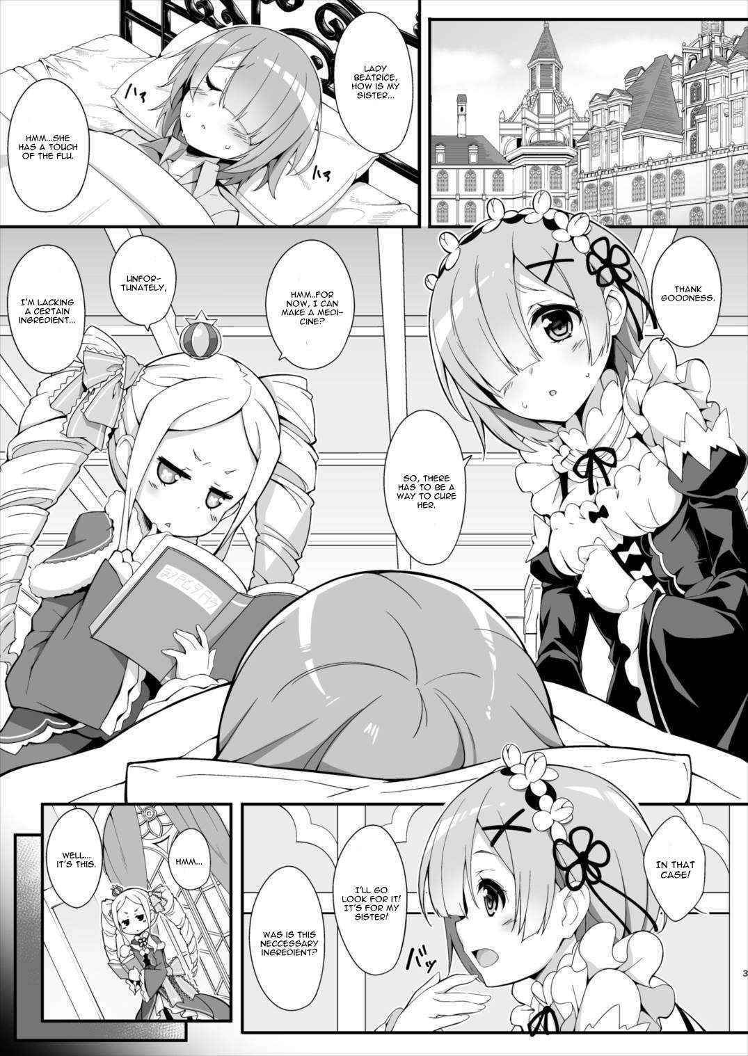 (C90) [Otukimi Koubo (Akizora Momidi)] Rem Kara Hajimeru Okusurizukuri (Re:Zero kara Hajimeru Isekai Seikatsu) [English] [CGrascal]