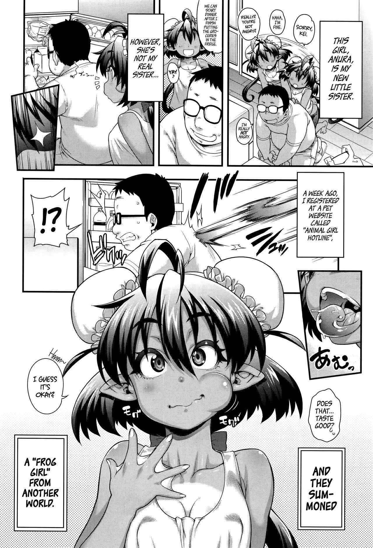 [Jun] Kemonokko Tsuushin ~Kaeruko Anura~ | Animal Girl Hotline ~Frog Girl Anura~ (COMIC Unreal 2016-08 Vol. 62) [English] =Dark Mac + CW=