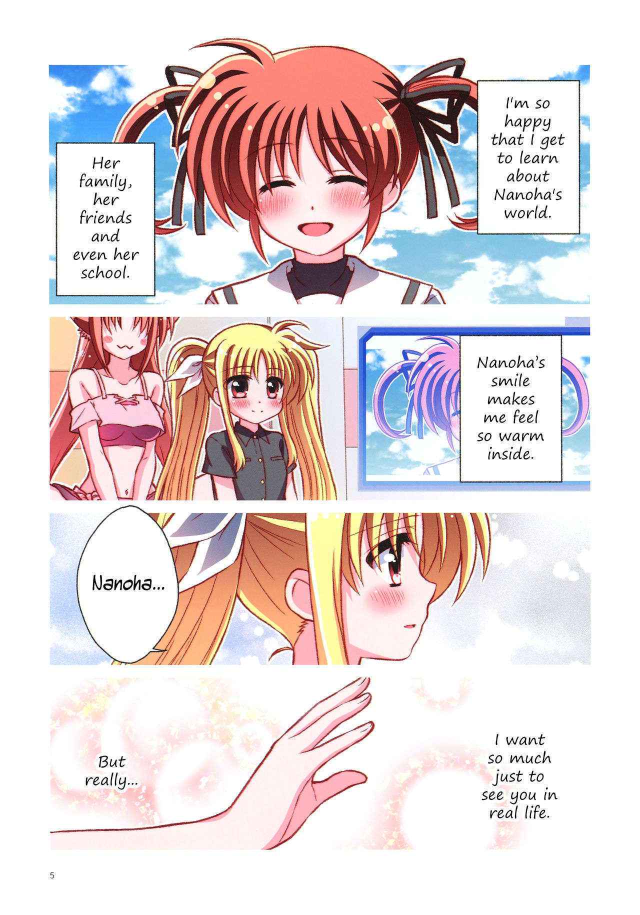 (C90) [Koguroya. (Koguro.)] NanoFei Netsu ni Ukasarete... | NanoFate Floating in Passion... (Mahou Shoujo Lyrical Nanoha) [English]