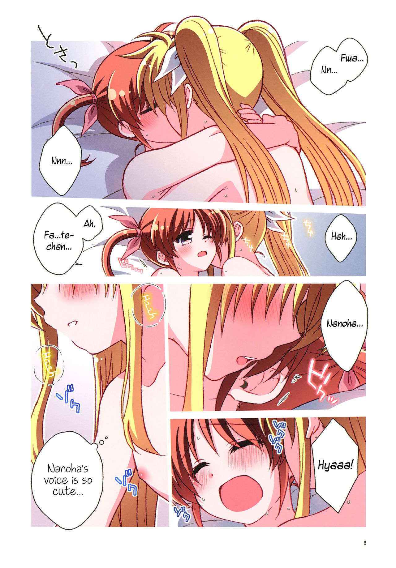 (C90) [Koguroya. (Koguro.)] NanoFei Netsu ni Ukasarete... | NanoFate Floating in Passion... (Mahou Shoujo Lyrical Nanoha) [English]