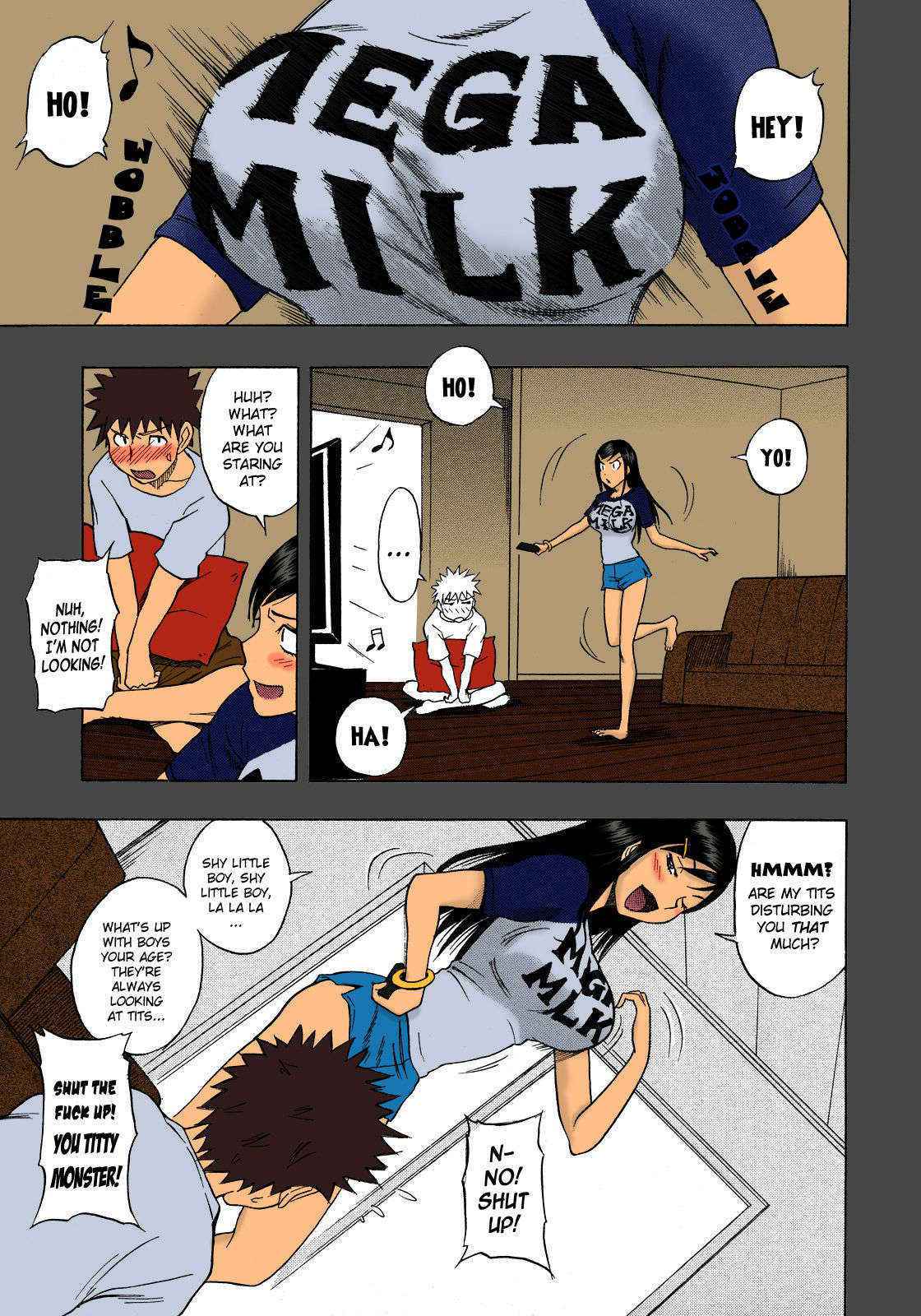 [Shiden Akira] Hinnyuu Kyonyuu History | Tiny Boobs Giant Tits History (COMIC Megastore 2008-03) [English] [Rhapfan] [Victor DoUrden Colors]