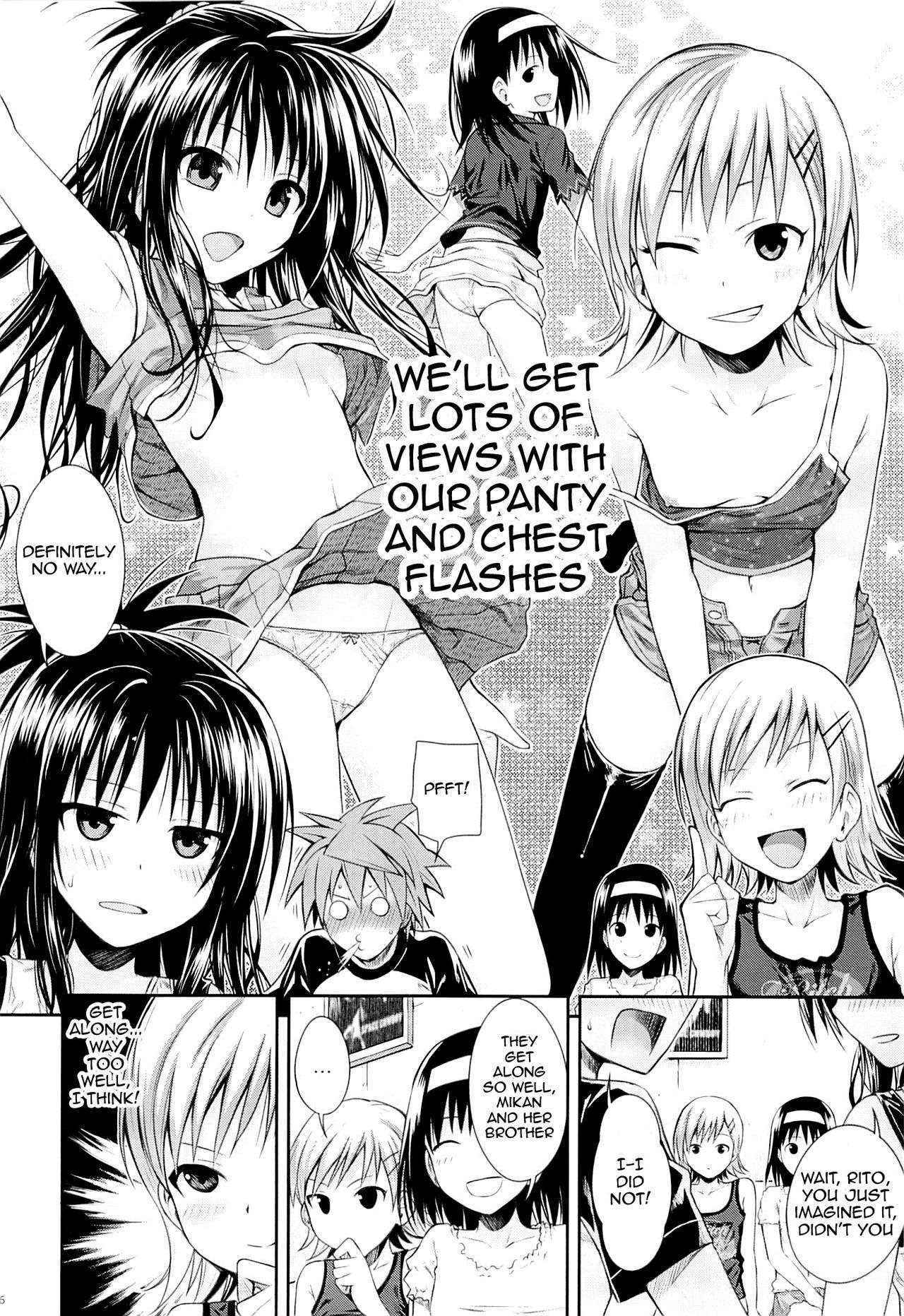 (C89) [40010 1-GO (Shimanto Shisakugata)] Tomodachi no Ecchi na Kyoudai Kankei (To Love-Ru) [English] {doujins.com}