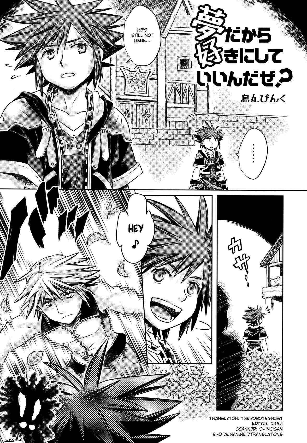 [Karasuma Pink Higashiiru (Karasuma Pink)] Yume Dakara Suki ni Shite ii nda ze? (Kingdom Hearts) [English] {Shotachan}