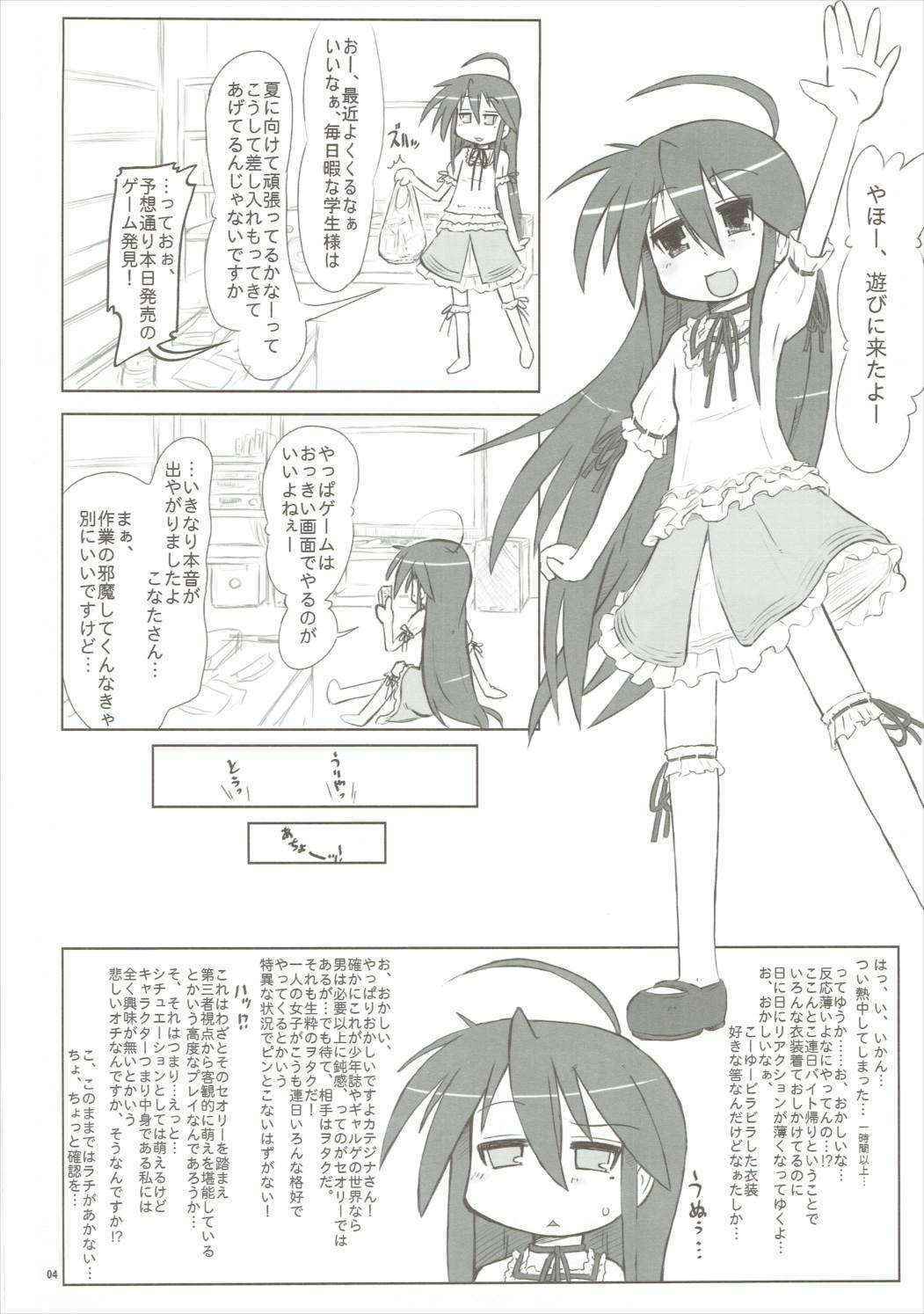 (C72) [Kanmidokoro USB (Furiri)] Hell Cat (Lucky Star)