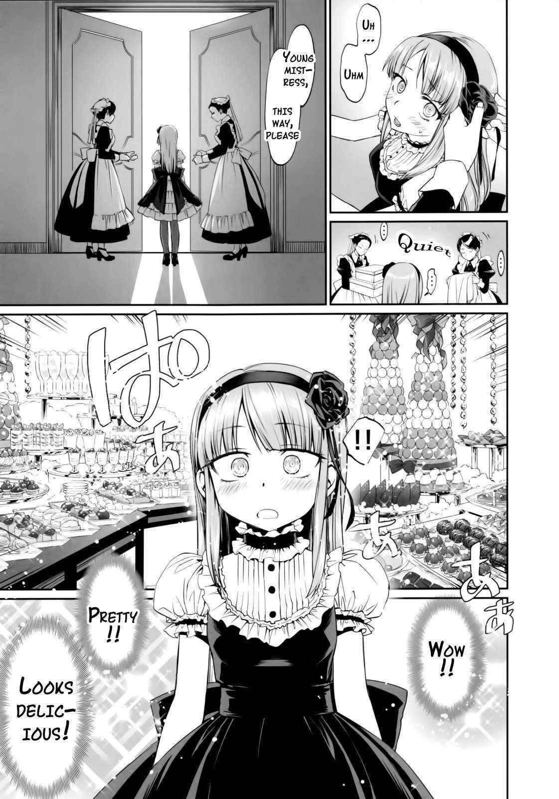 (C90) [Bloody Okojo (Mojyako)] My First Errand (Dagashi Kashi) [English] {doujins.com}