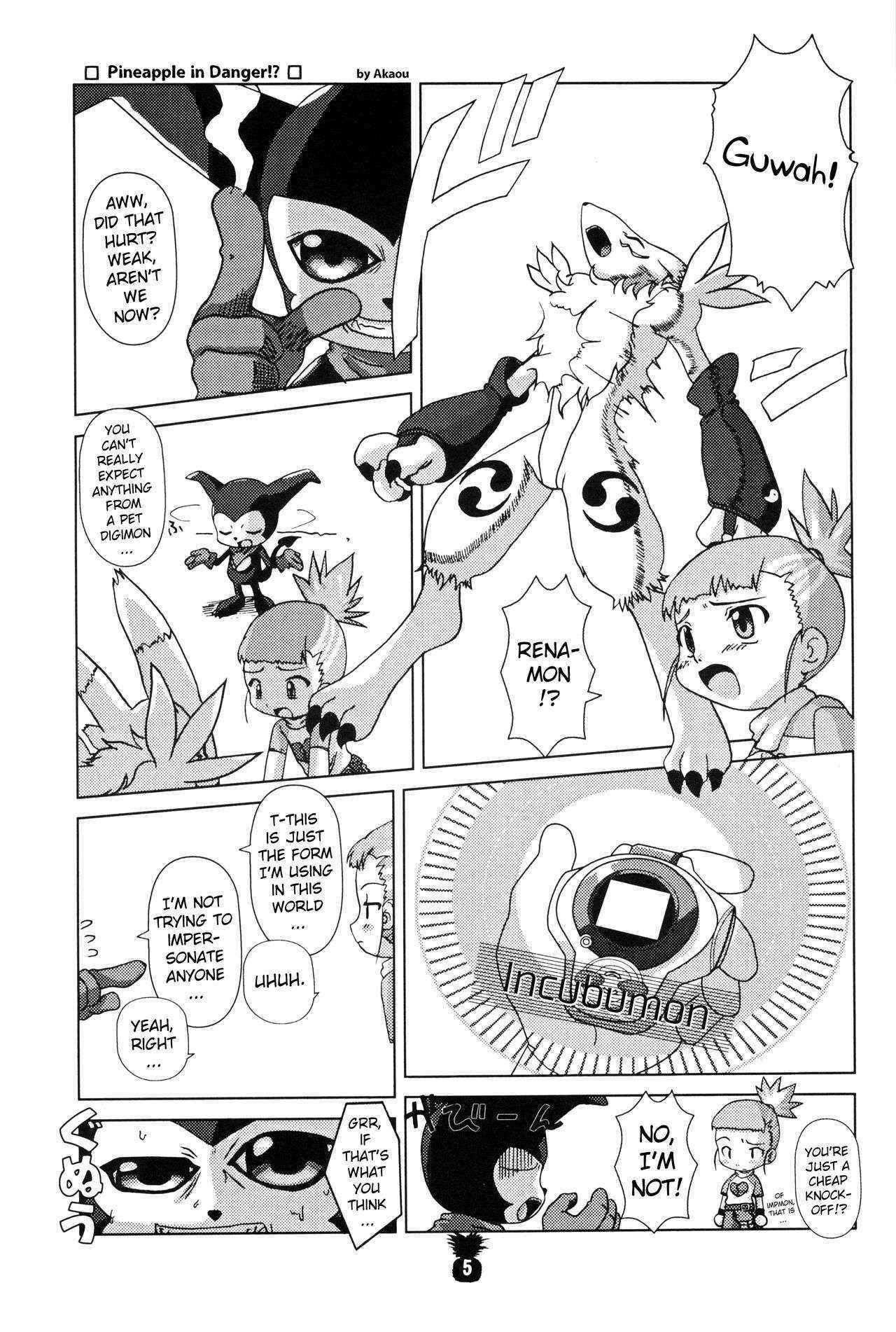 (C60) [Akadama-ya (Akaou)] Junjou Pineapple (Digimon Tamers) [English] [ATF]