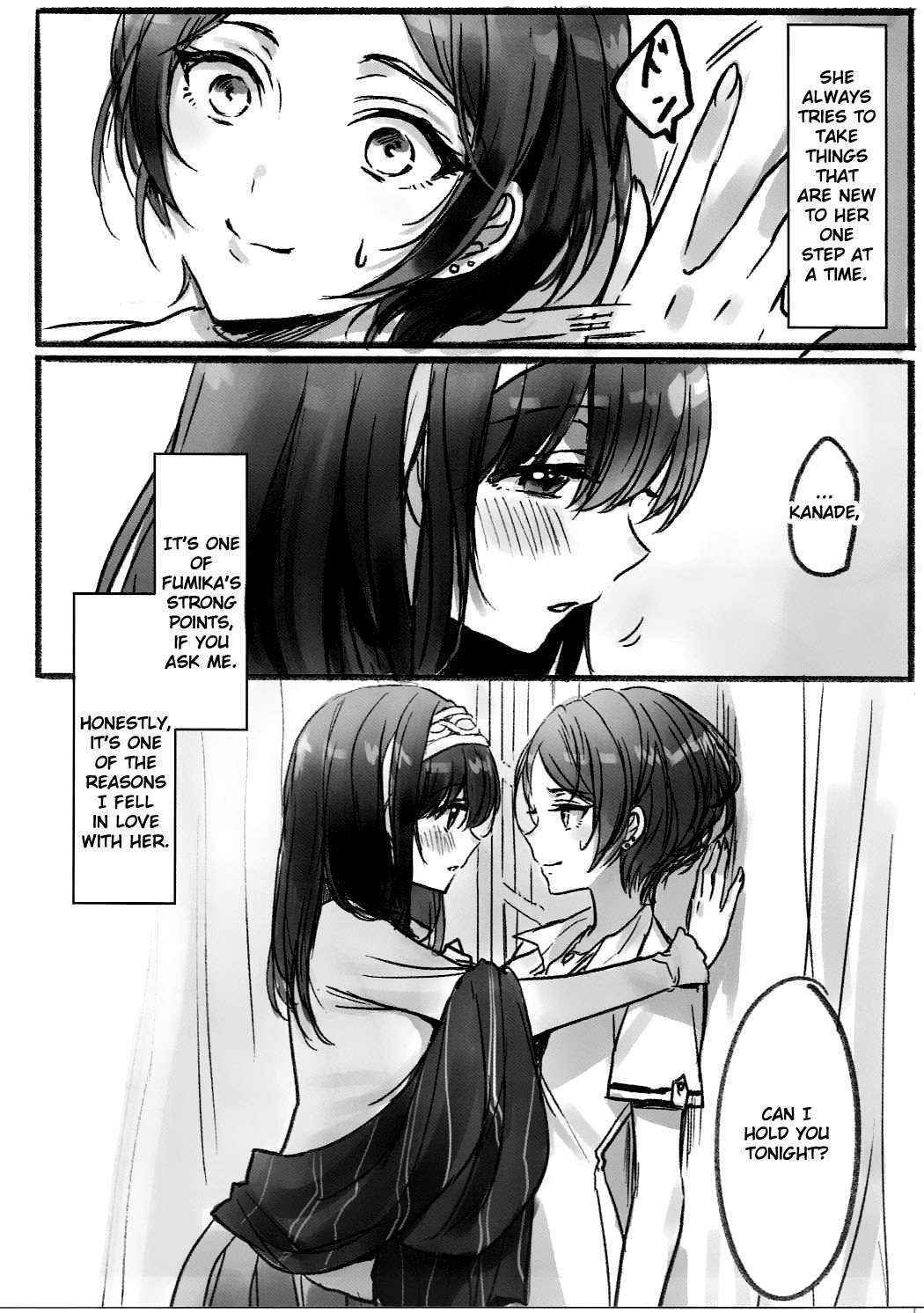 (Utahime Teien 11) [Tsuki no Uragawa (Romi)] Kanade-san, Daitemo Yoroshii Deshouka | Kanade, Can I Hold You Tonight? (THE iDOLM@STER CINDERELLA GIRLS) [English] [Sexy Akiba Detectives]