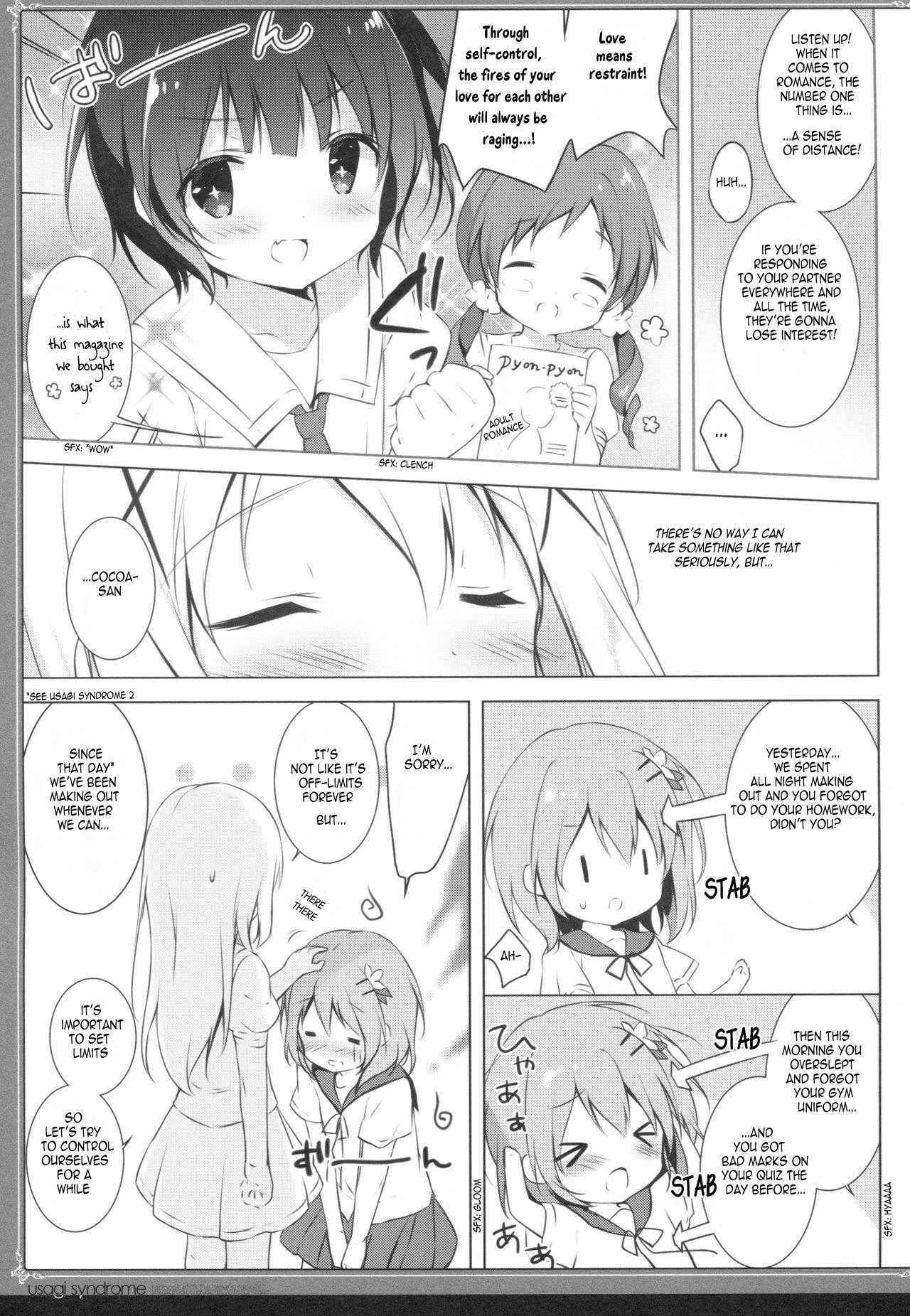 (C90) [Shiratamaco (Shiratama)] Usagi Syndrome 3 (Gochuumon wa Usagi desu ka?) [English] [cuteisanarchy]