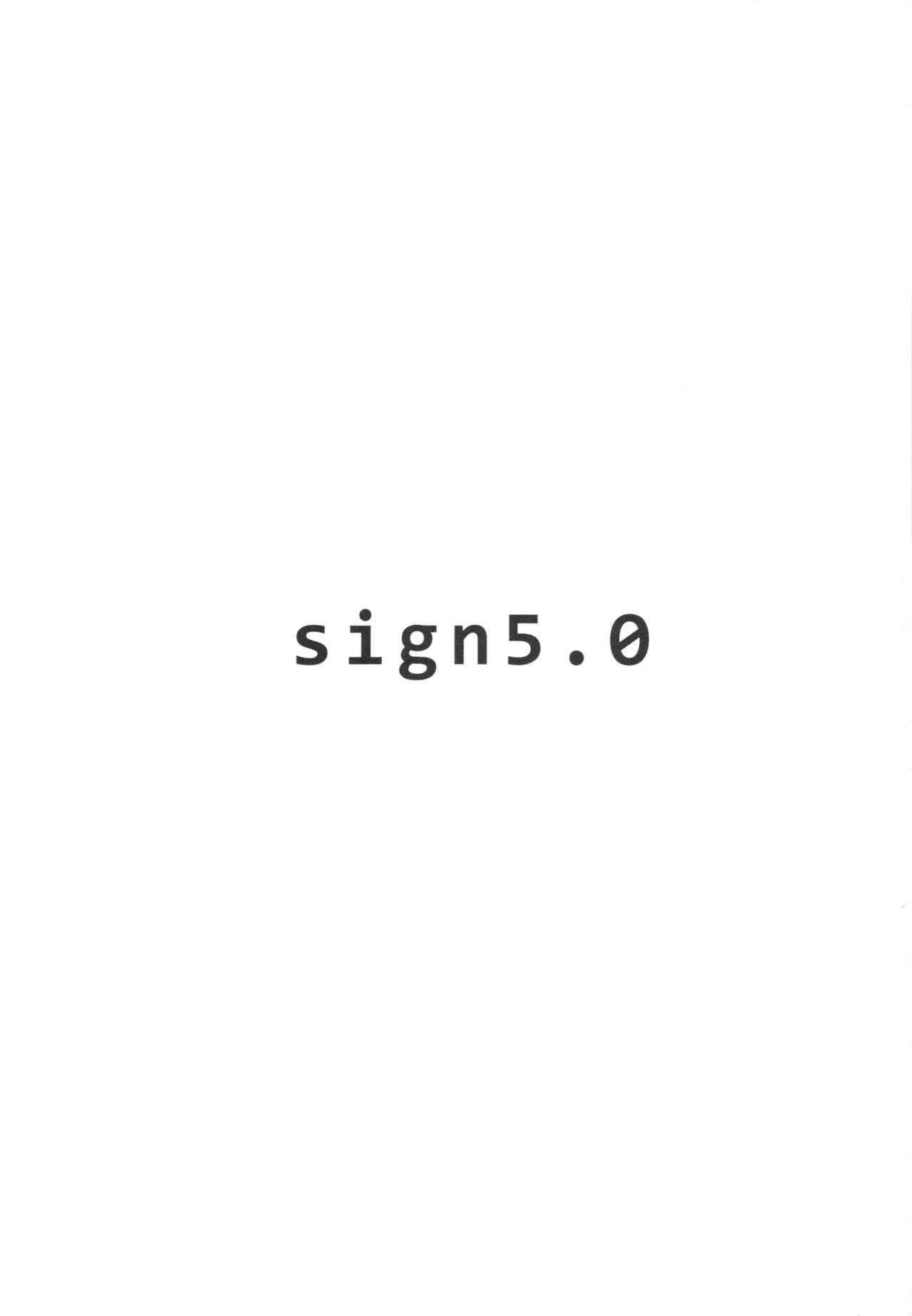 (C89) [Konohanaya (gozz)] Sign 5.0