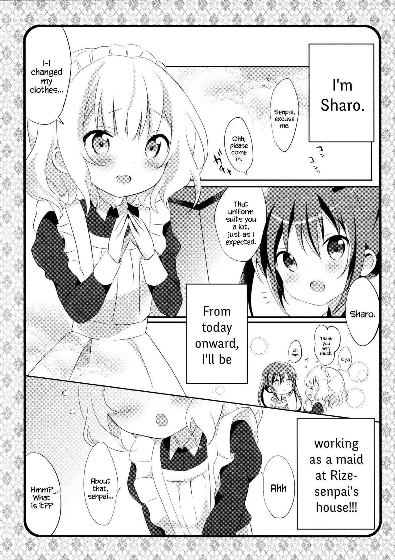 (C89) [Ame Usagi (Amedamacon)] Maid Sharo ga Gohoushi Shimasu | Maid Sharo Will Serve You (Gochuumon wa Usagi desu ka?) [English] {Hennojin}