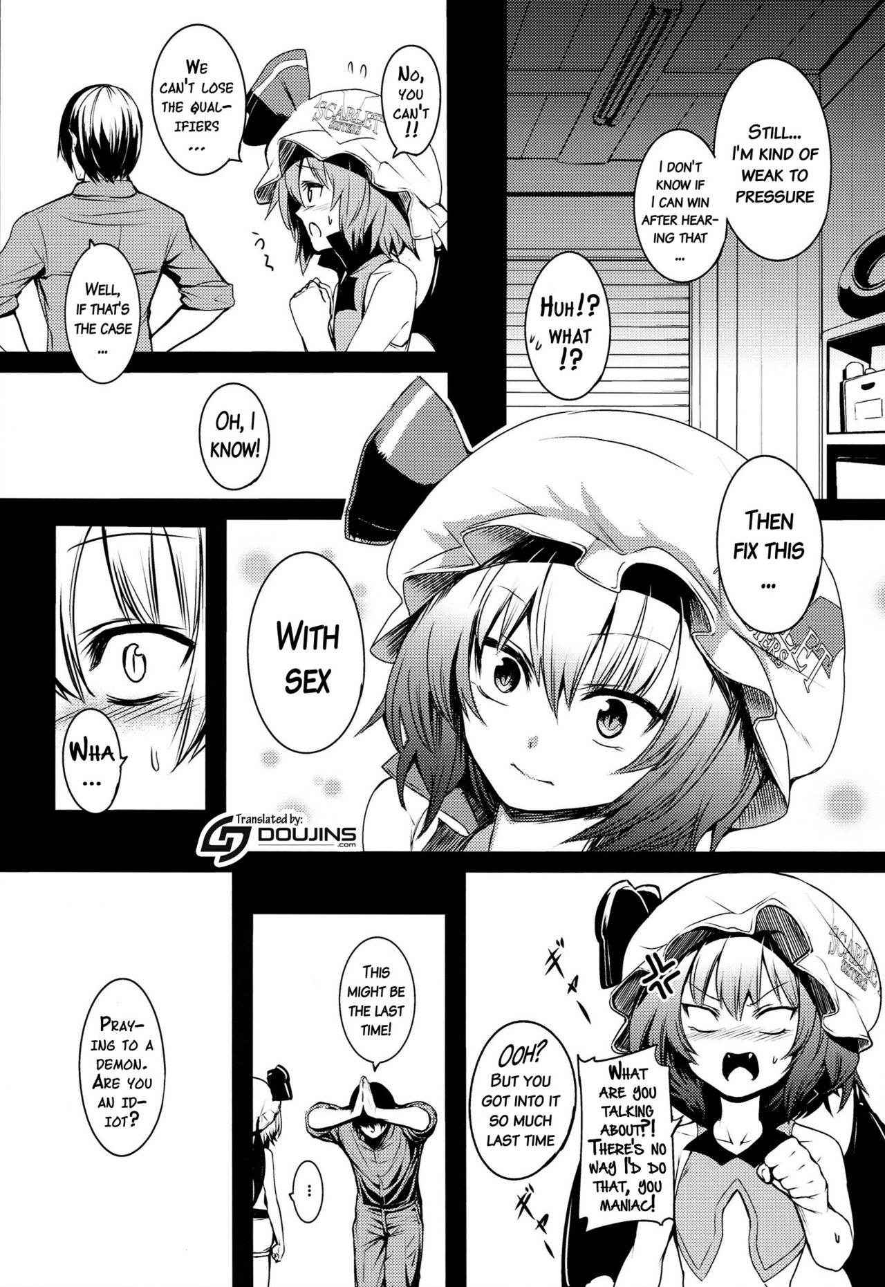 (Reitaisai 11) [TUKIBUTO (Various)] TOUHOU RACE QUEENS COLLABO CLUB -SCARLET SISTERS- (Touhou Project) [English] {doujins.com}