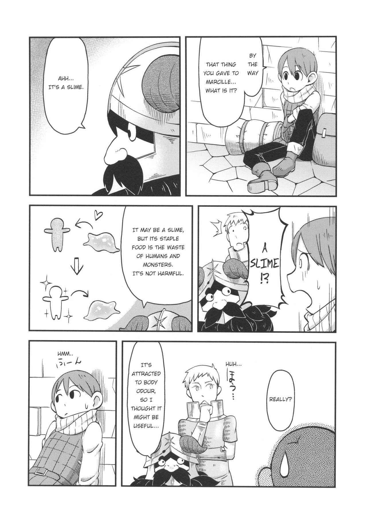 (C89) [Black Vinegar (Crozu)] Dungeon Cooking ~Marcille no Slime Zoe~ (Dungeon Meshi) [English] [OniMako]