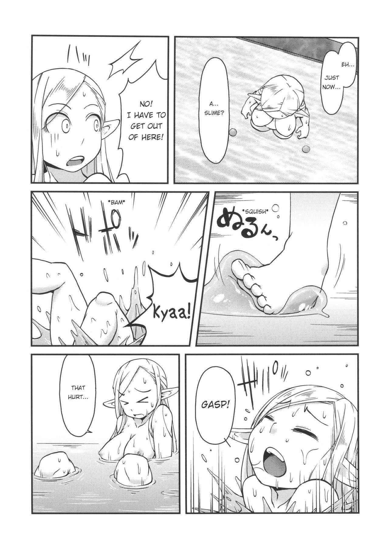 (C89) [Black Vinegar (Crozu)] Dungeon Cooking ~Marcille no Slime Zoe~ (Dungeon Meshi) [English] [OniMako]