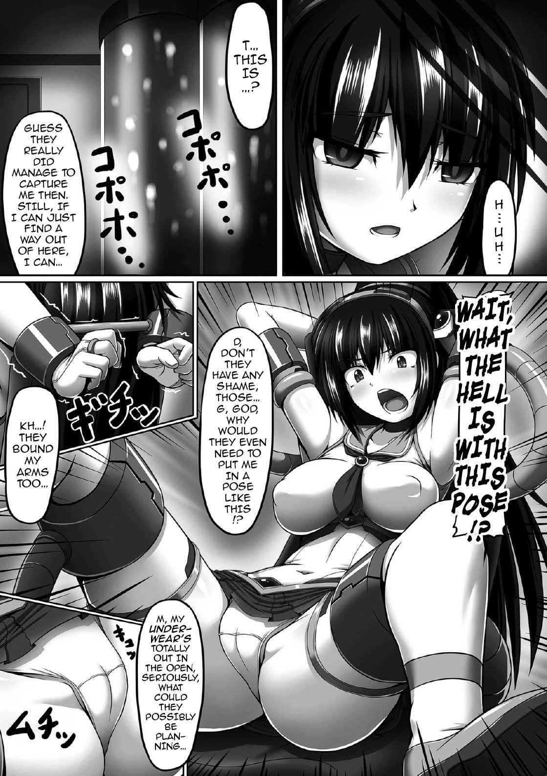 [Taro] Torawareta Seigi no Heroine Kousoku Kairaku Choukyou | The Captured Heroine of Justice’s Bound Pleasure Training (2D Comic Magazine Me ga Heart ni Natte Kairaku Ochi suru Heroine-tachi Vol. 2) [English] {darknight} [Digital]