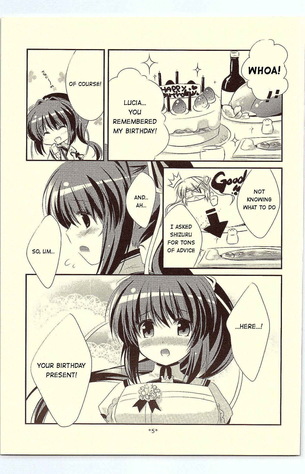 (C81) [Watakubi (Sasai Saji)] 18-kaime no Birthday to 19-kome no Yakusoku | The 18th birthday and 19th promise (Rewrite) [English] [Waifuman71]