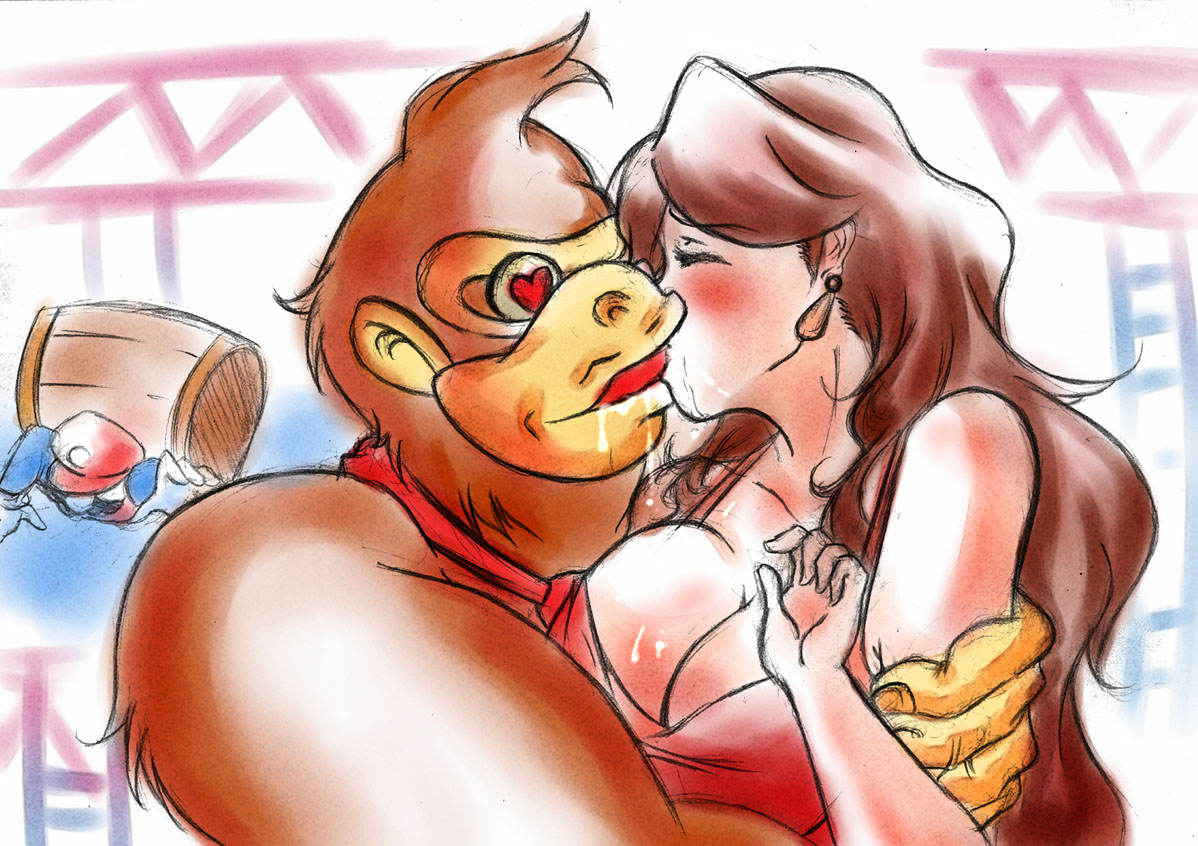 [Karamazov] Donkey Kong NTR (Donkey Kong's Wife) (Super Mario Brothers)