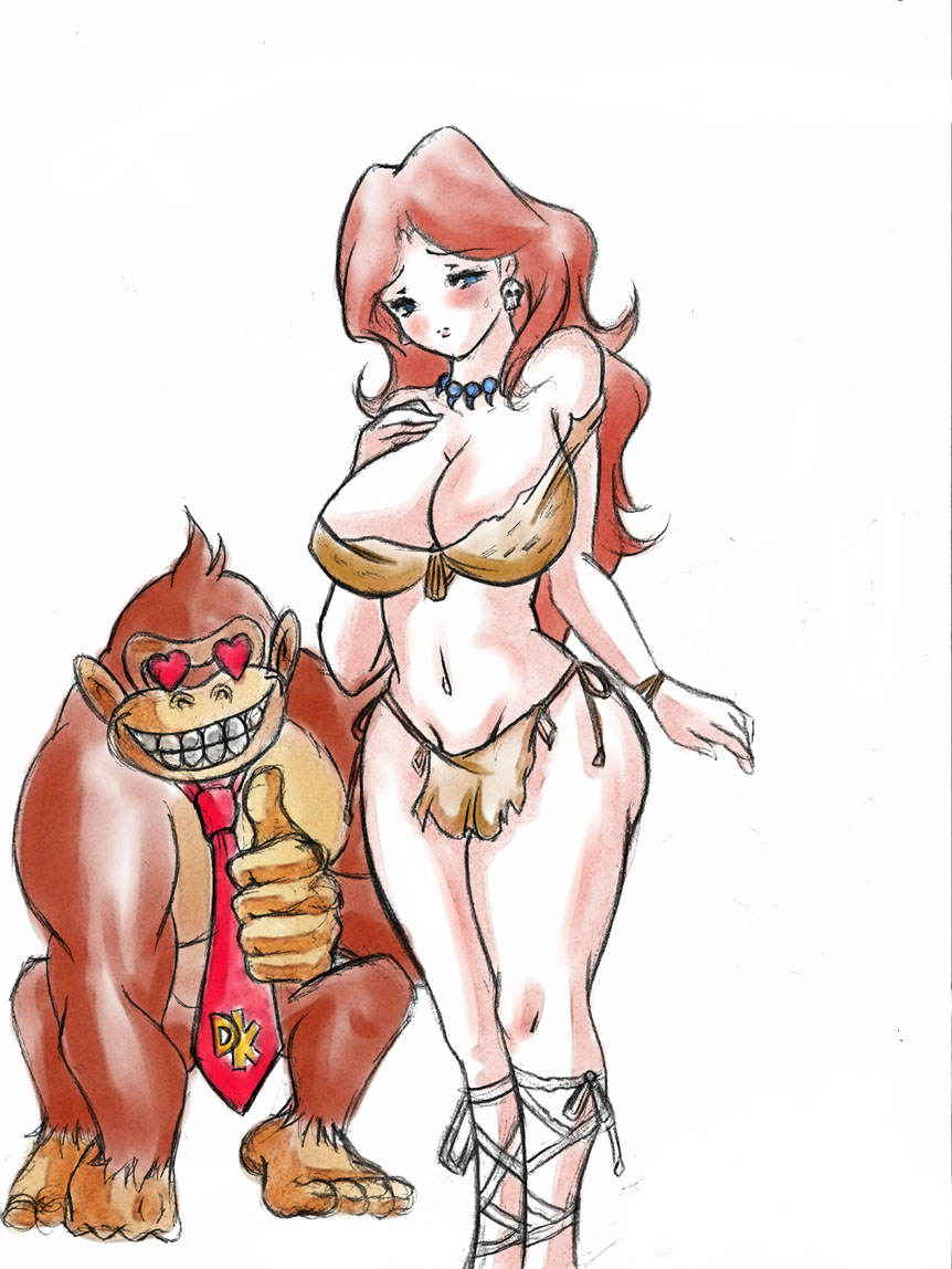 [Karamazov] Donkey Kong NTR (Donkey Kong's Wife) (Super Mario Brothers)