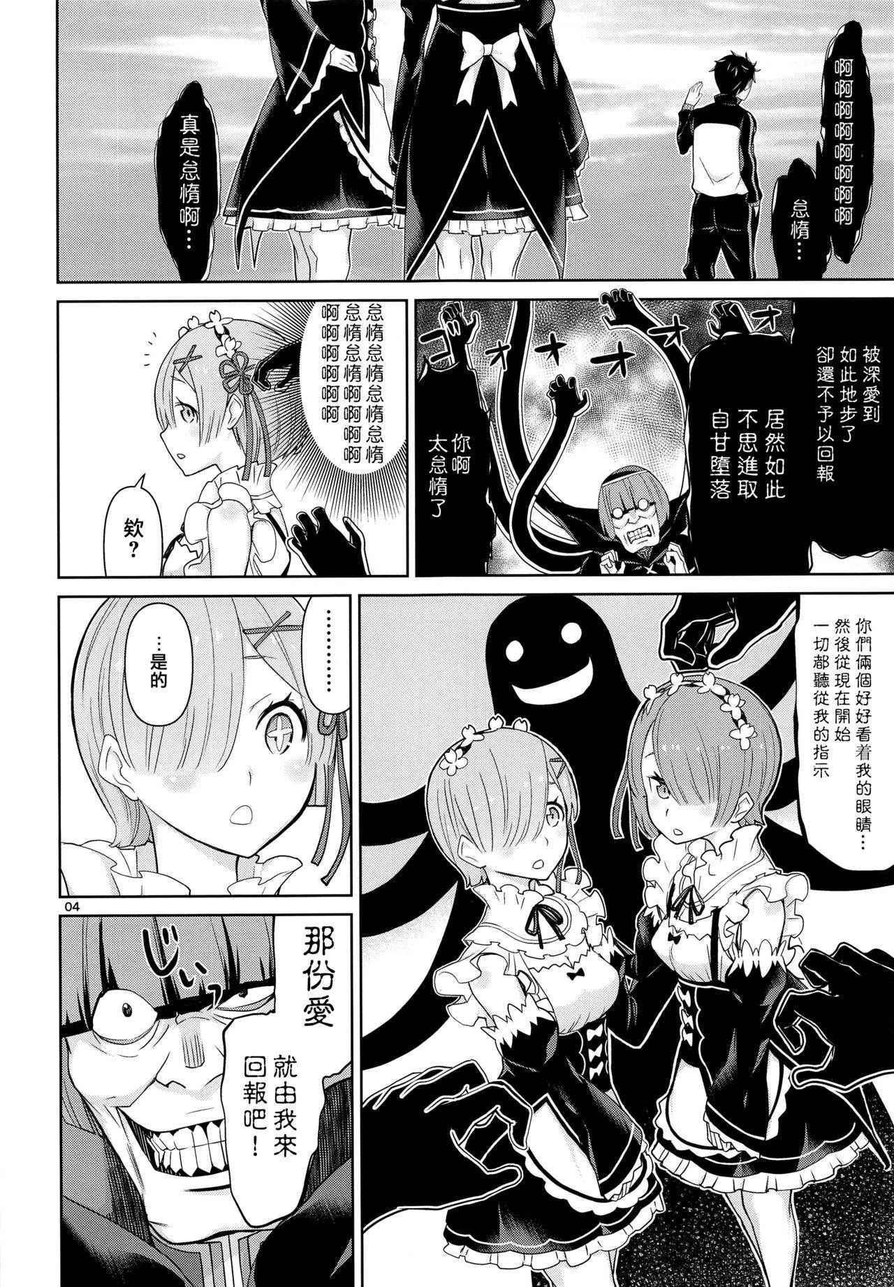 (C91) [Low Thrust (Tsunagami)] Twin Candy (Re:Zero kara Hajimeru Isekai Seikatsu) [Chinese] [无毒汉化组]