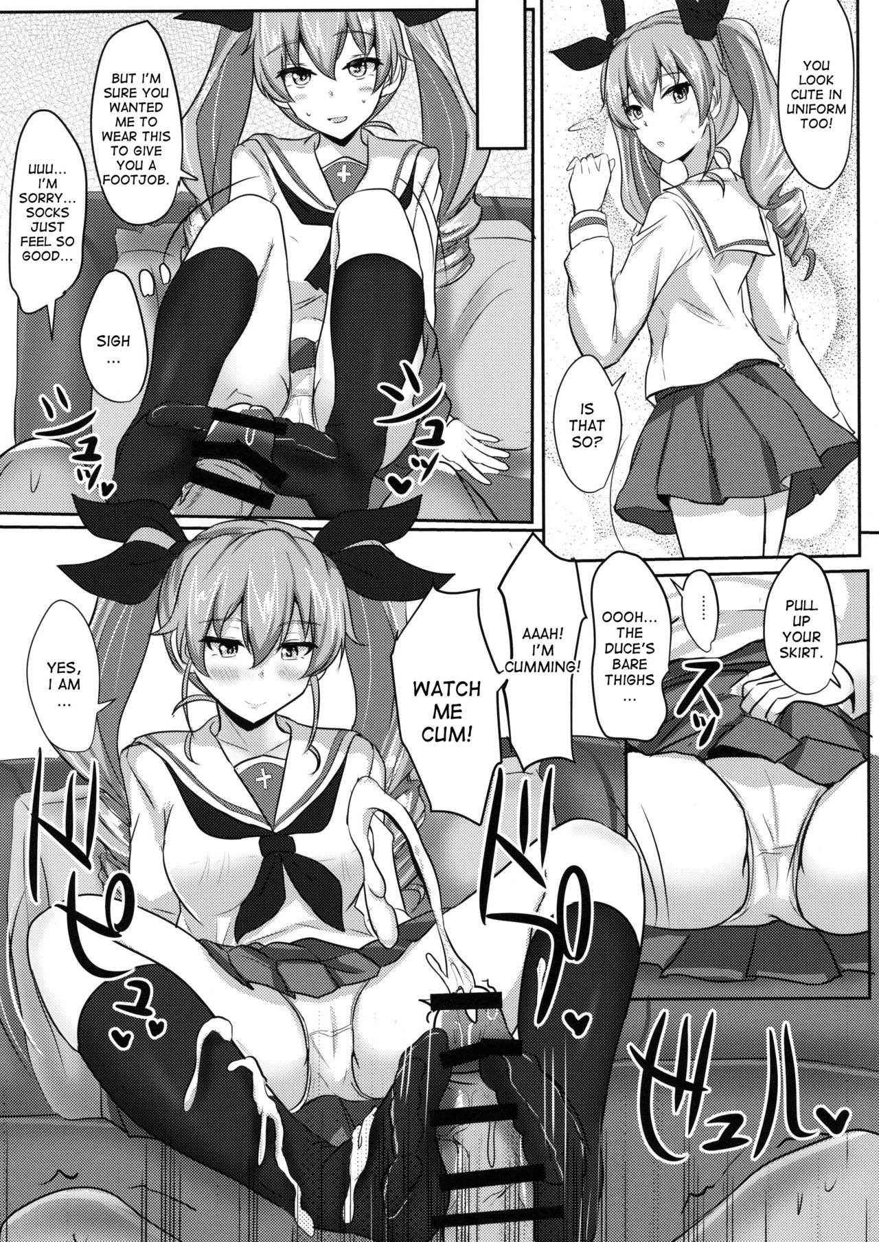 (C90) [Hakuginmokusei (Poshi)] Anchovy Nee-san White Sauce Zoe (Girls und Panzer) [English] [desudesu]