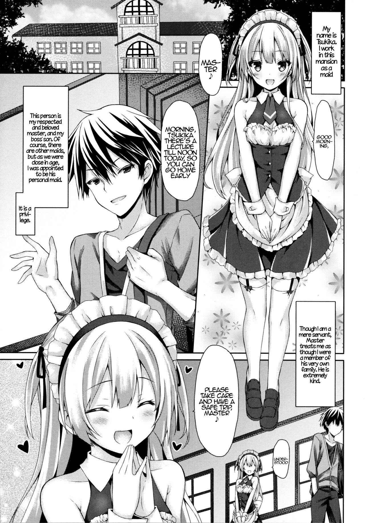 (C89) [Botugo (RYO)] Ginpatsu + Maid (Goshujin-sama + Kataomoi) Hatsutaiken ÷ Ecchi = Daisuki! [English] {Hennojin}