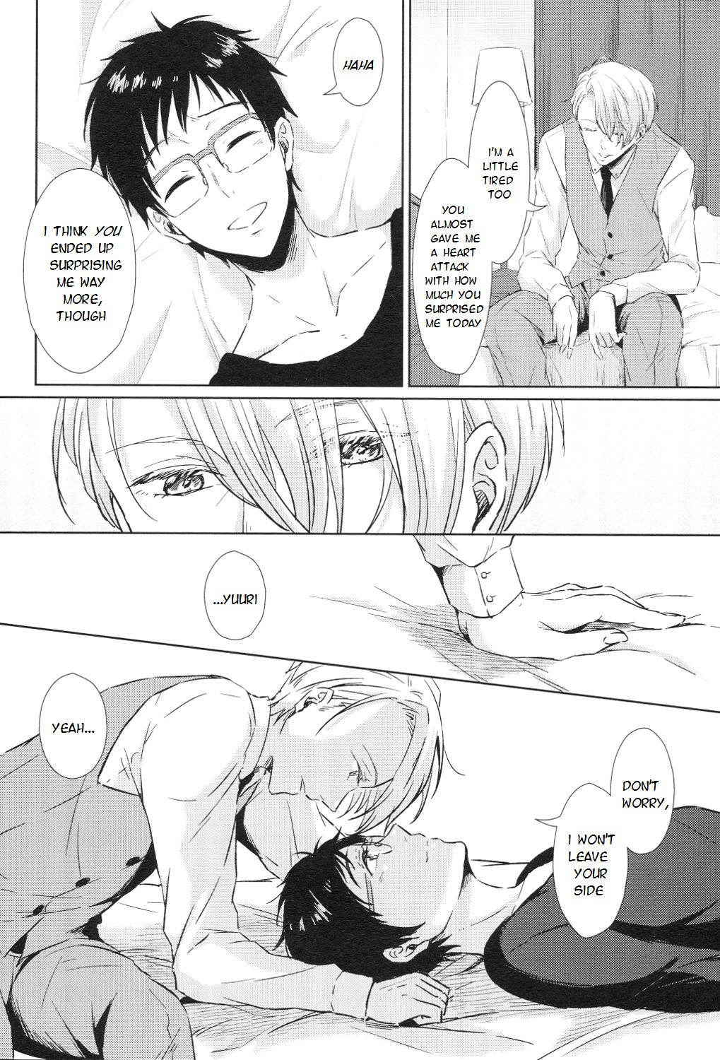 (C91) [siki (Kazutoki Shiki)] Ai o Tabanete Tsutaetai | I want to convey my love for you (Yuri on Ice) [English] [TyroLuuki]