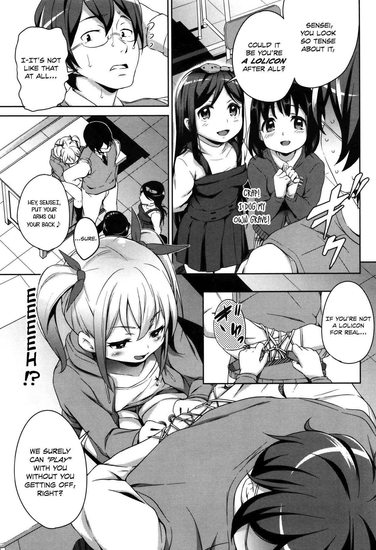 [Hashibiro Kou] Sanbiki ga Yuku! | The Three Girls Go! Ch. 1-3 (Loli Check!) [English] [Rin]