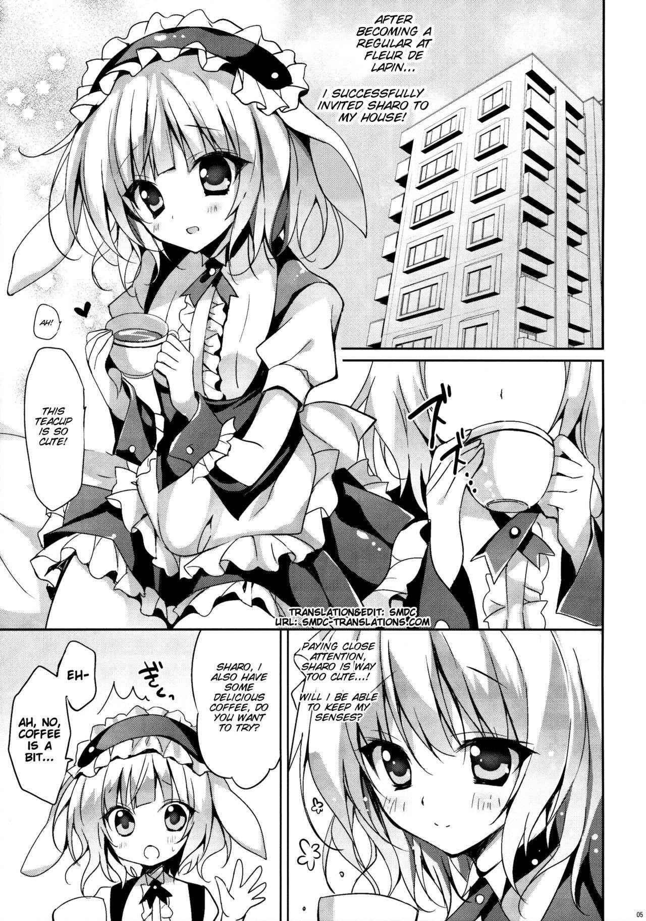 (C88) [LOOPTHELOOP! (Herurun)] Gochuumon wa Sharo-chan Desu ka? ~Omochikaerihen~ (Gochuumon wa Usagi Desu ka?) [English] [SMDC]