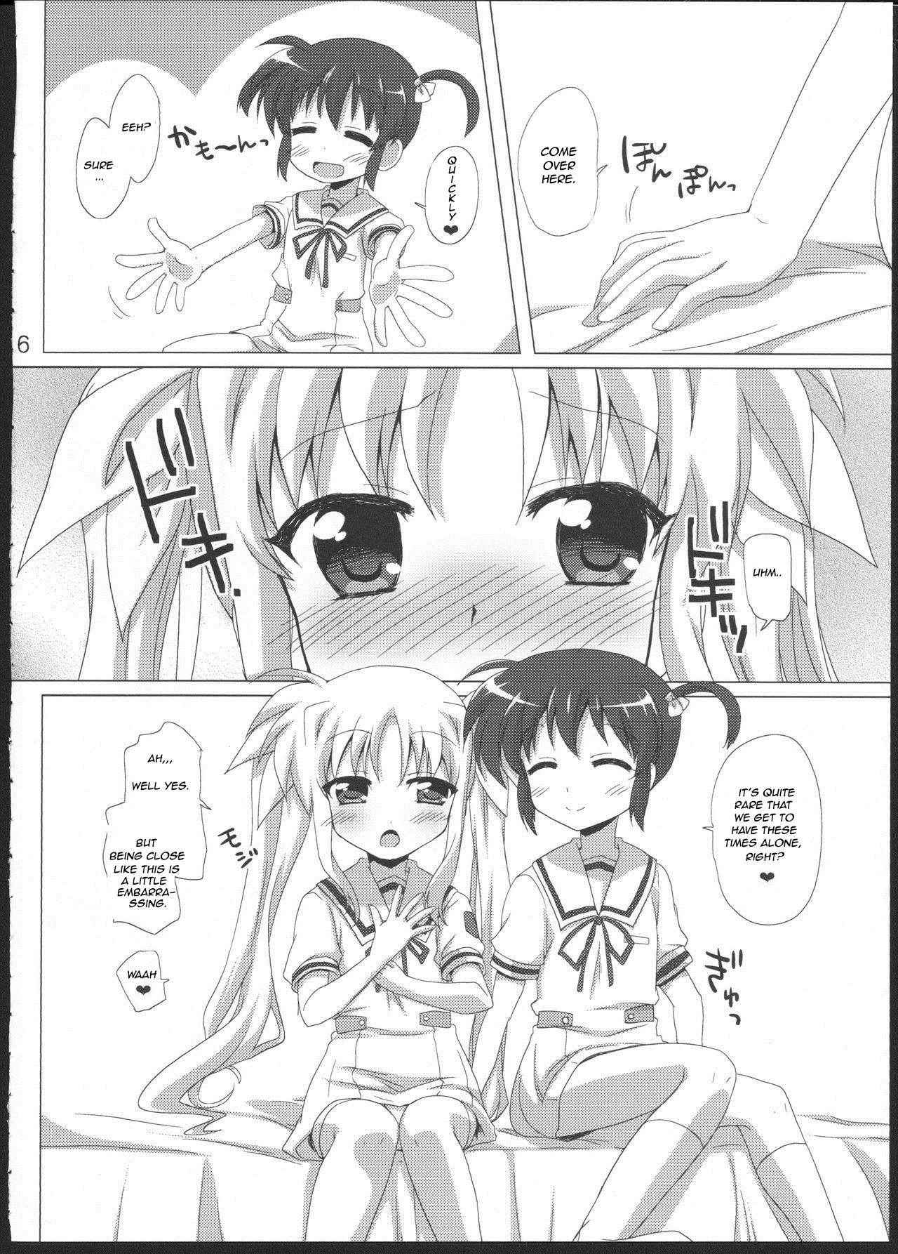 (C83) [Goberazzo (Mukaibi Aoi)] Onnanoko Doushi dakedo Ai sae Areba Kankeinai yo ne (Mahou Shoujo Lyrical Nanoha) [English] [GM_Highlander]