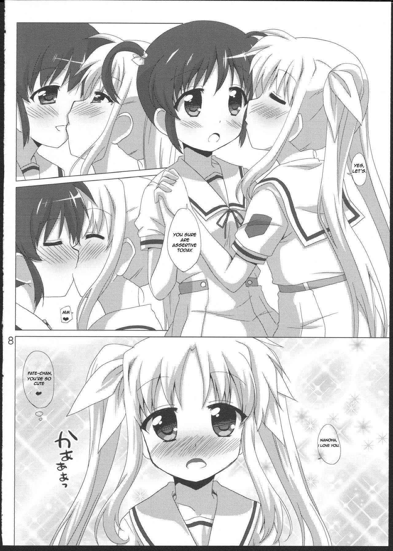 (C83) [Goberazzo (Mukaibi Aoi)] Onnanoko Doushi dakedo Ai sae Areba Kankeinai yo ne (Mahou Shoujo Lyrical Nanoha) [English] [GM_Highlander]